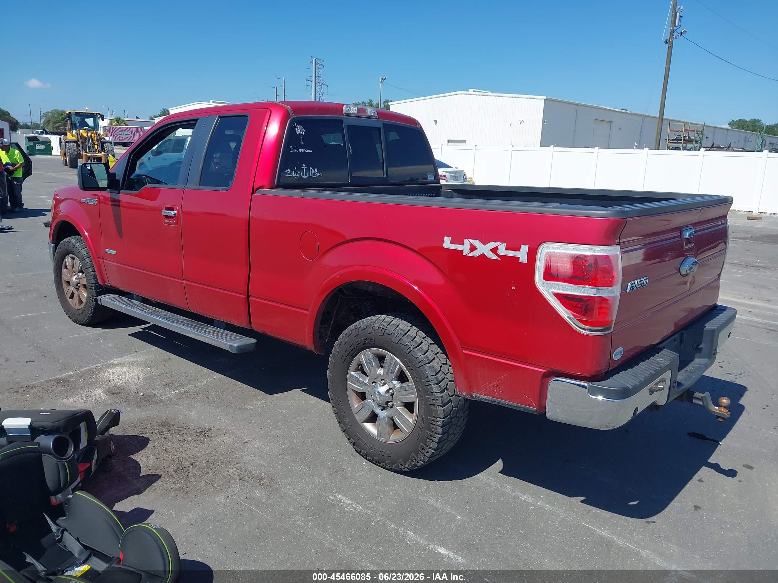 2012 Ford F-150 Fx4/lariat/xl/xlt Red vin: 1FTFX1ET4CFB19959