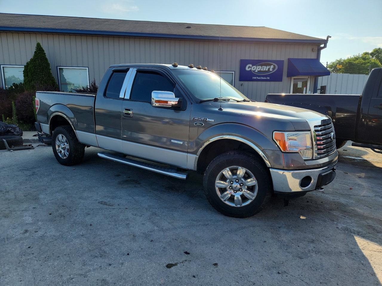 2012 Ford F150 Super Cab Gray vin: 1FTFX1ET4CFB34039