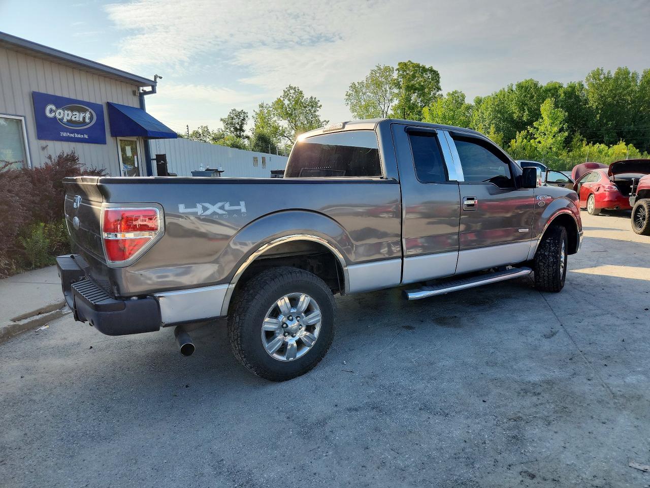 2012 Ford F150 Super Cab Gray vin: 1FTFX1ET4CFB34039