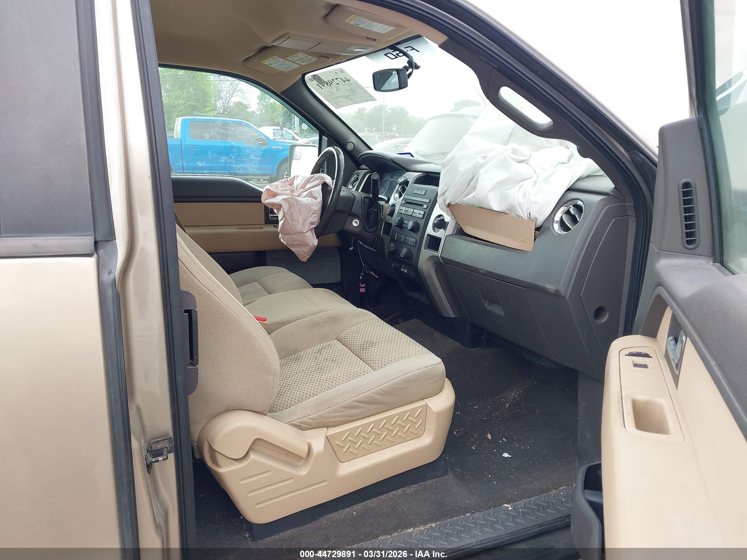 2012 Ford F-150 Xlt Champagne vin: 1FTFX1ET4CKD95713