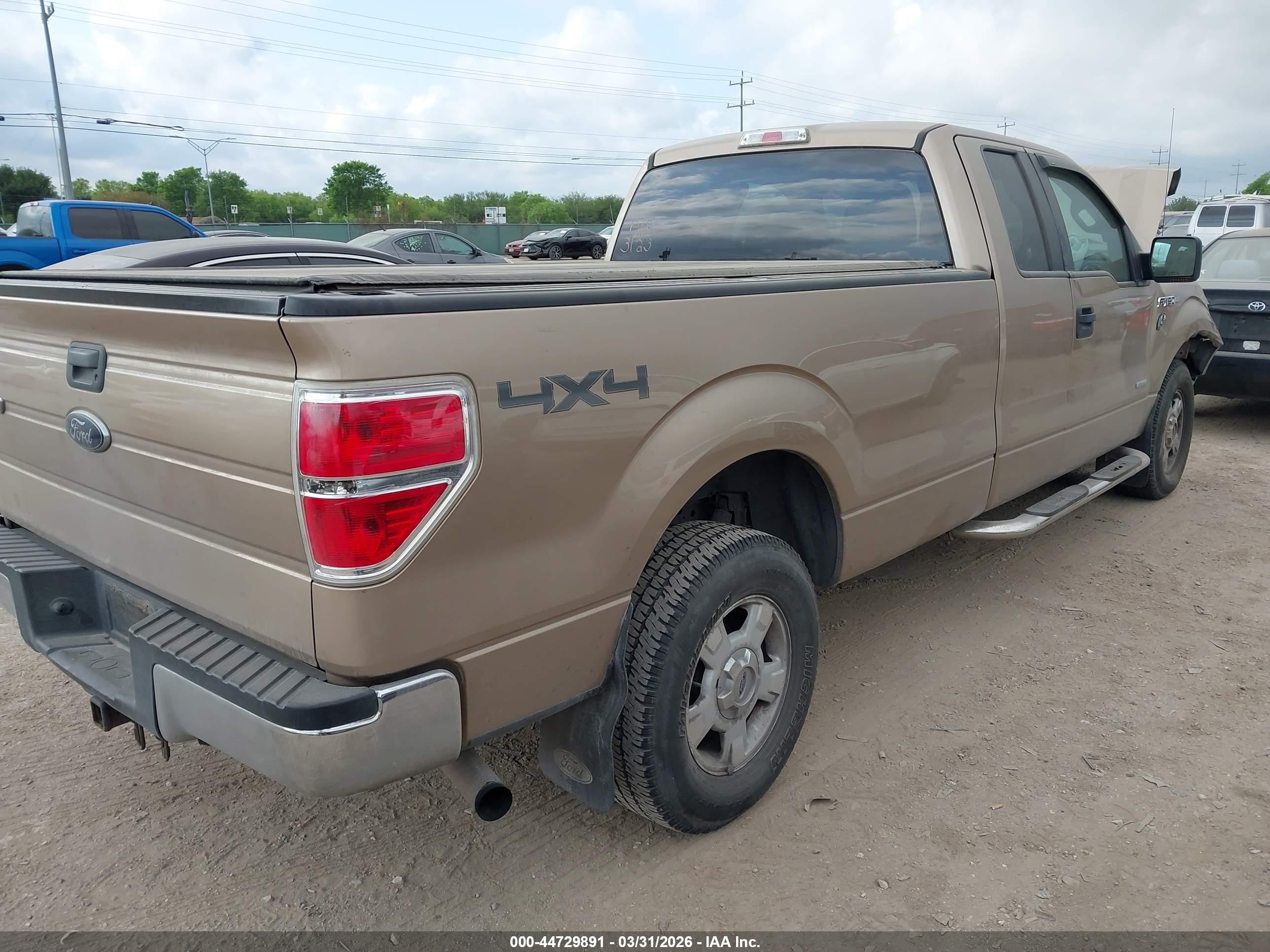 2012 Ford F-150 Xlt Champagne vin: 1FTFX1ET4CKD95713