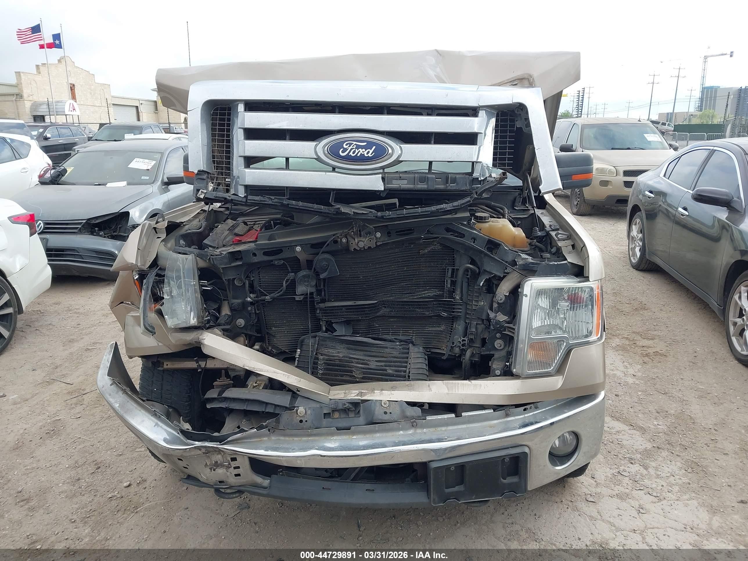 2012 Ford F-150 Xlt Champagne vin: 1FTFX1ET4CKD95713