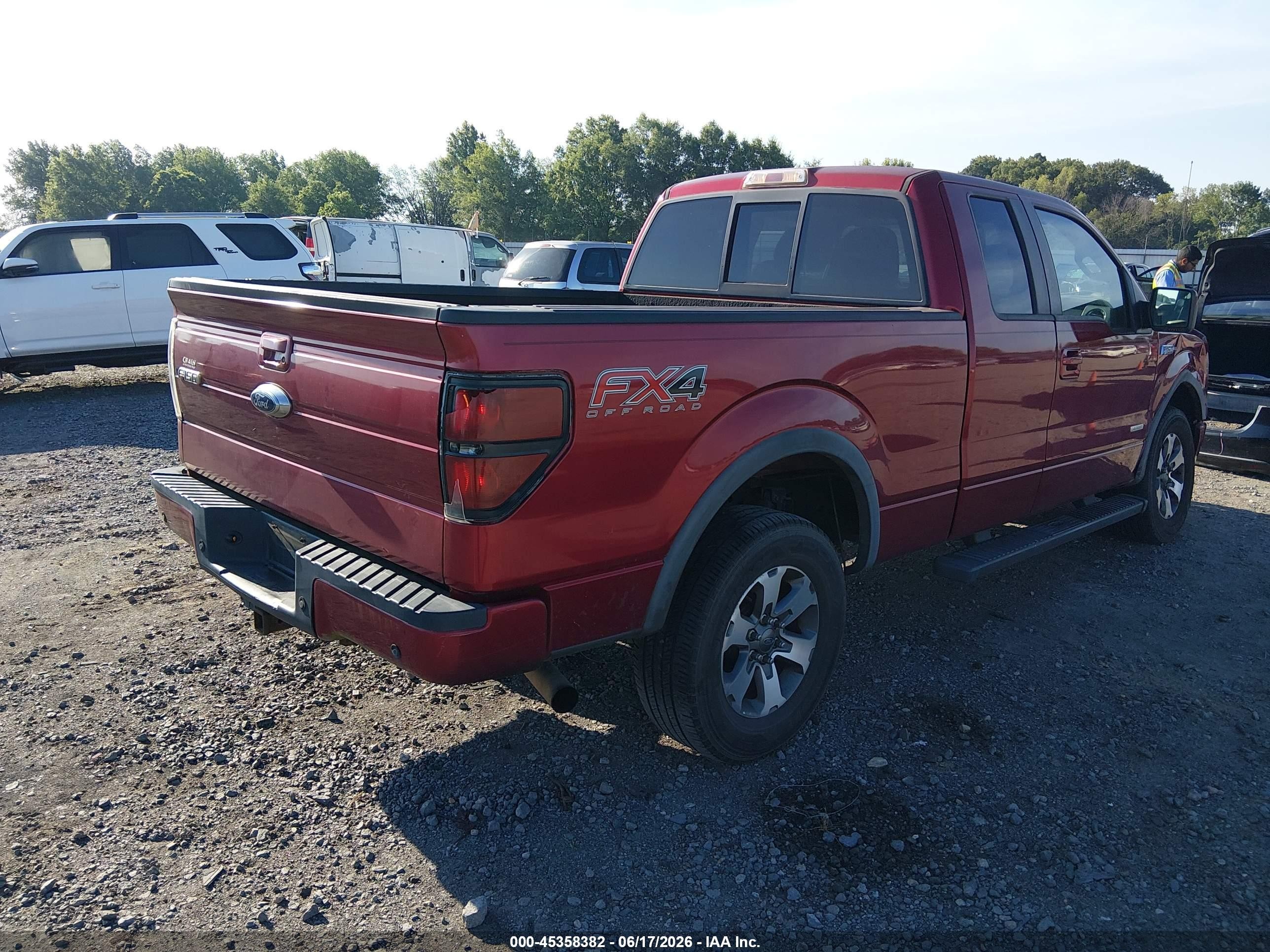 2013 Ford F-150 Fx4 Maroon vin: 1FTFX1ET4DFB15685