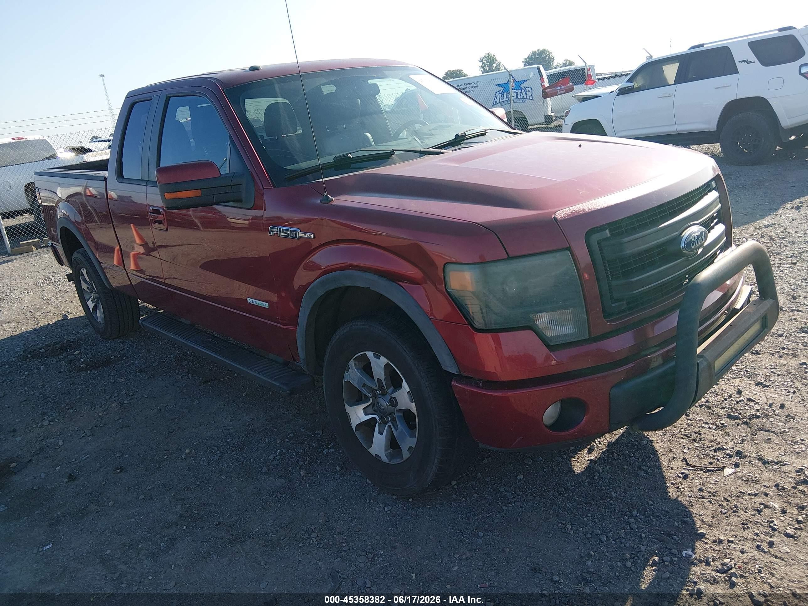 2013 Ford F-150 Fx4 Maroon vin: 1FTFX1ET4DFB15685