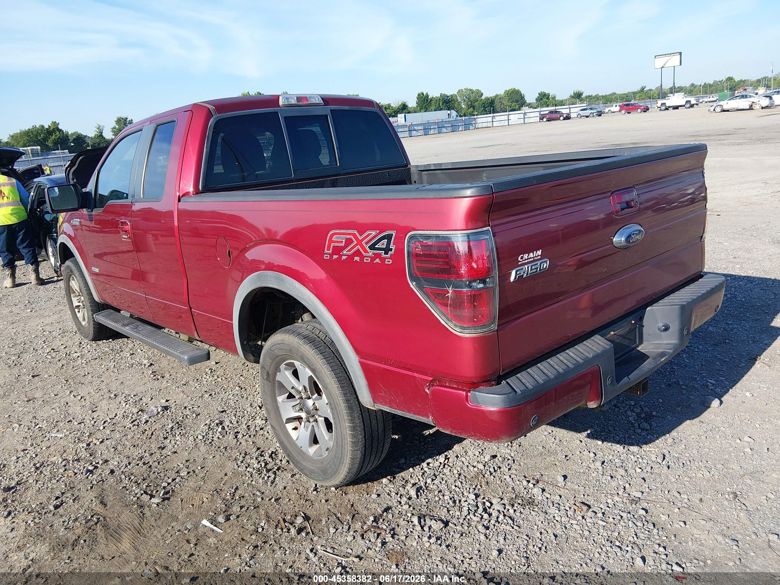 2013 Ford F-150 Fx4 Maroon vin: 1FTFX1ET4DFB15685