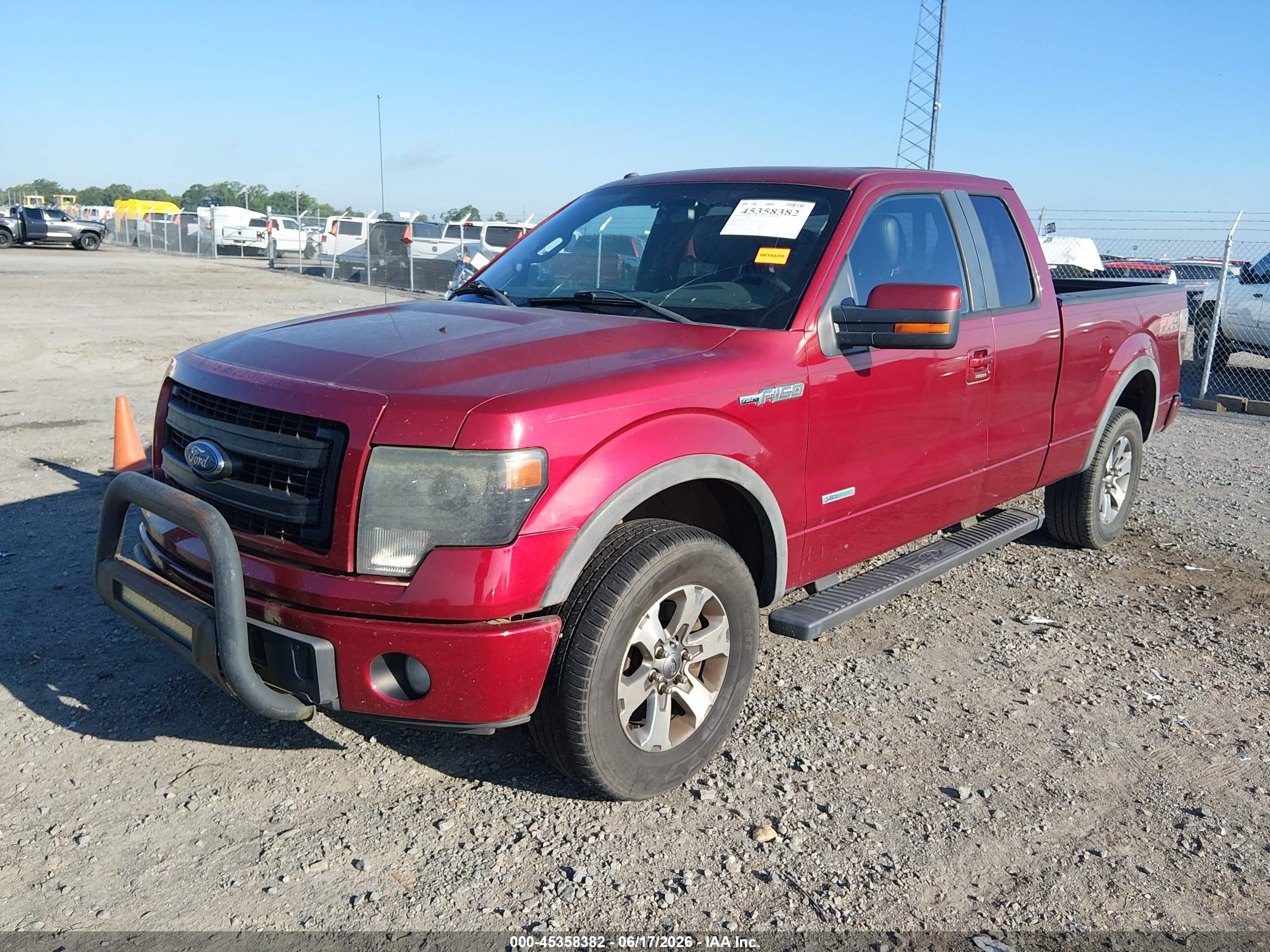2013 Ford F-150 Fx4 Maroon vin: 1FTFX1ET4DFB15685