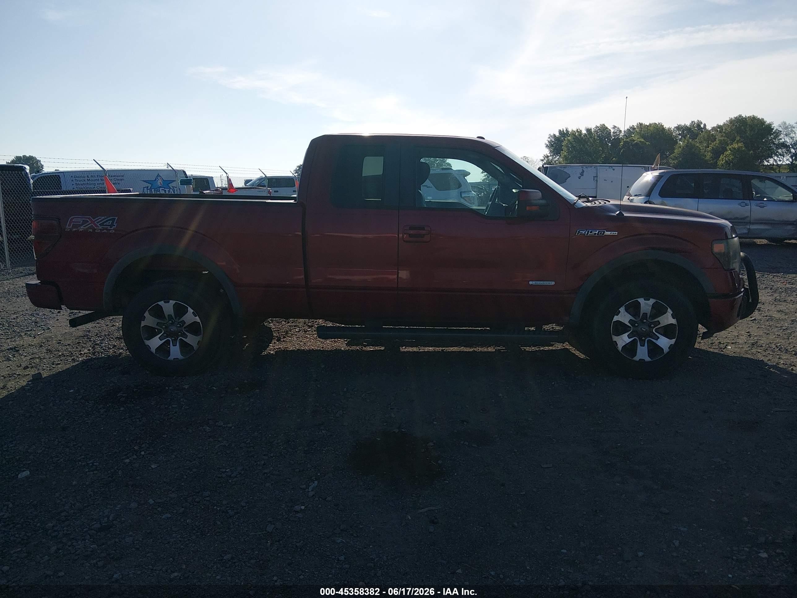 2013 Ford F-150 Fx4 Maroon vin: 1FTFX1ET4DFB15685