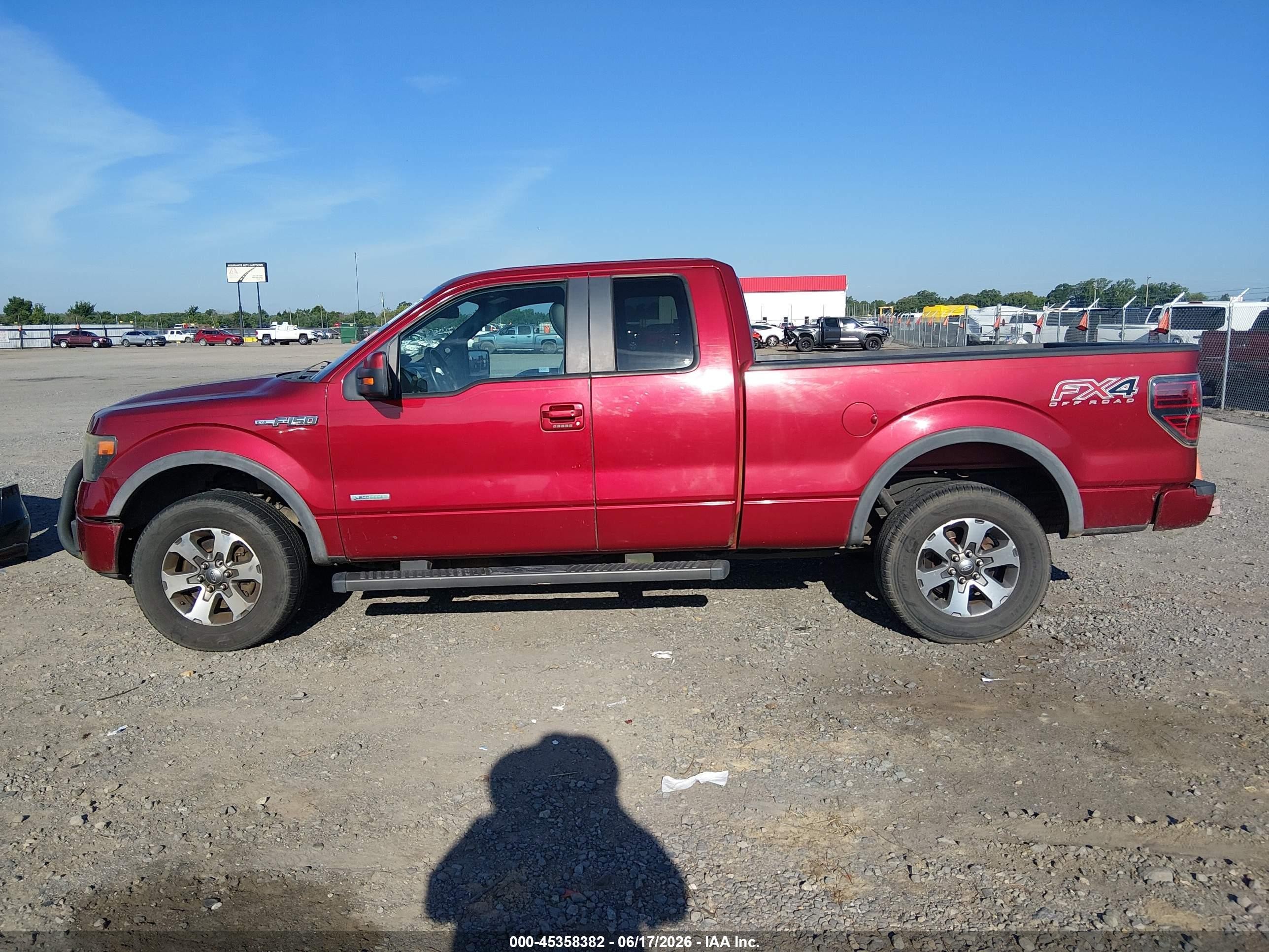 2013 Ford F-150 Fx4 Maroon vin: 1FTFX1ET4DFB15685