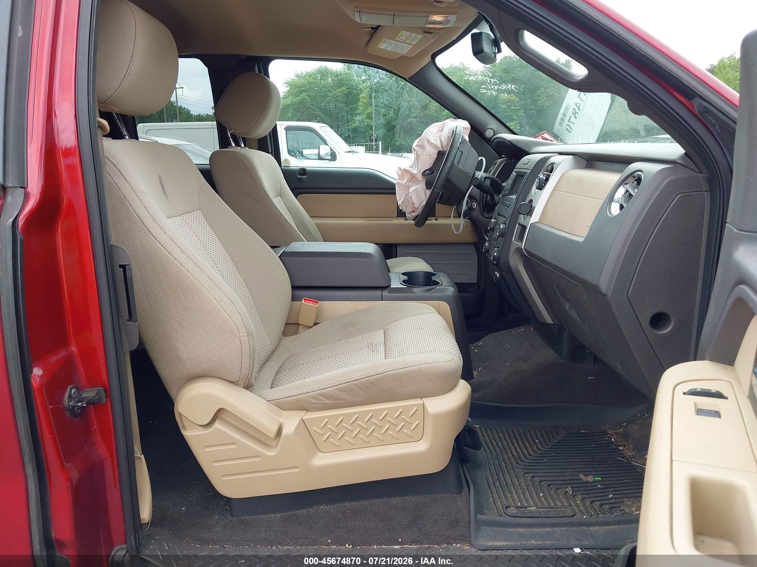 2013 Ford F-150 Xlt Red vin: 1FTFX1ET4DFC16208