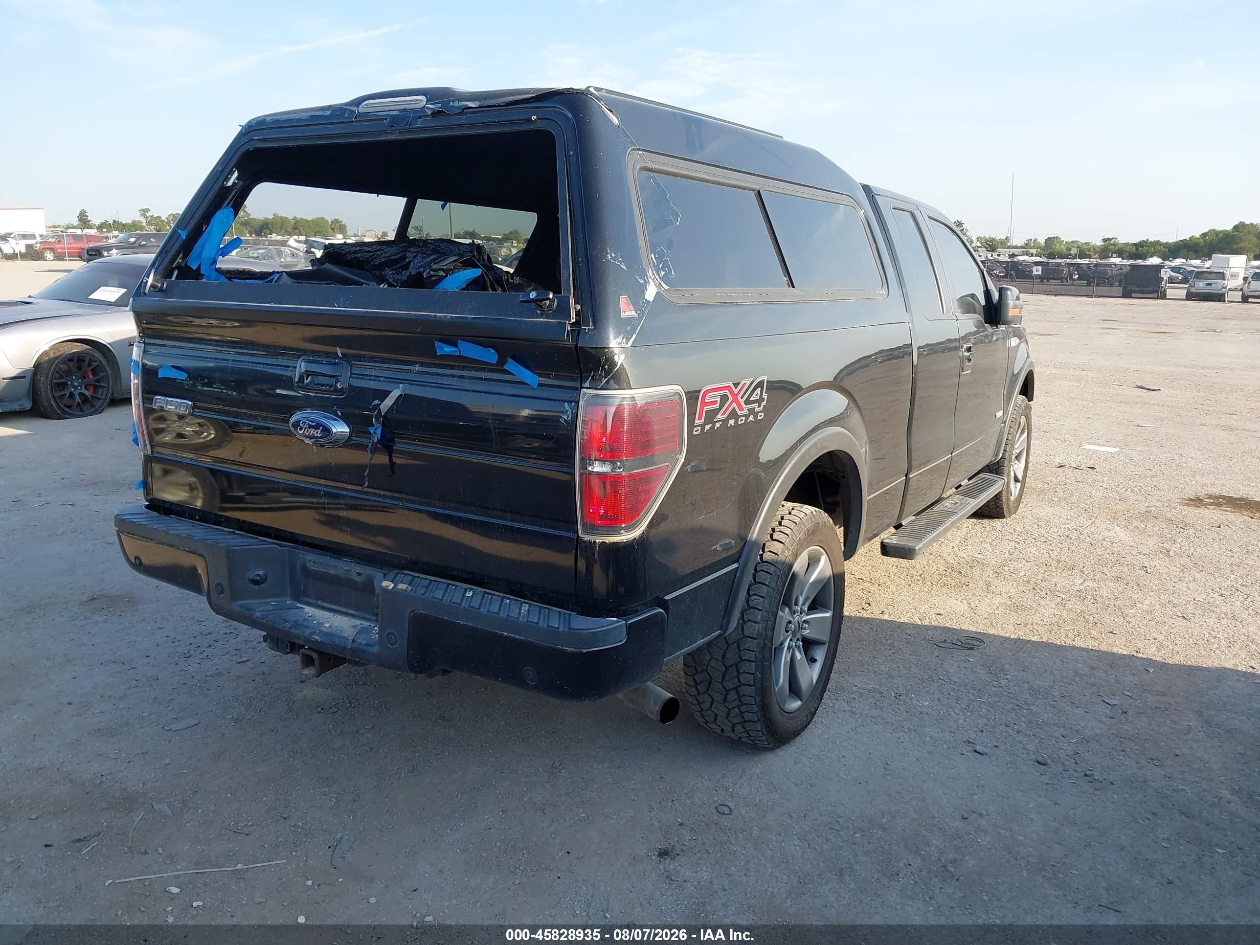 2013 Ford F-150 Fx4 Black vin: 1FTFX1ET4DKF92852