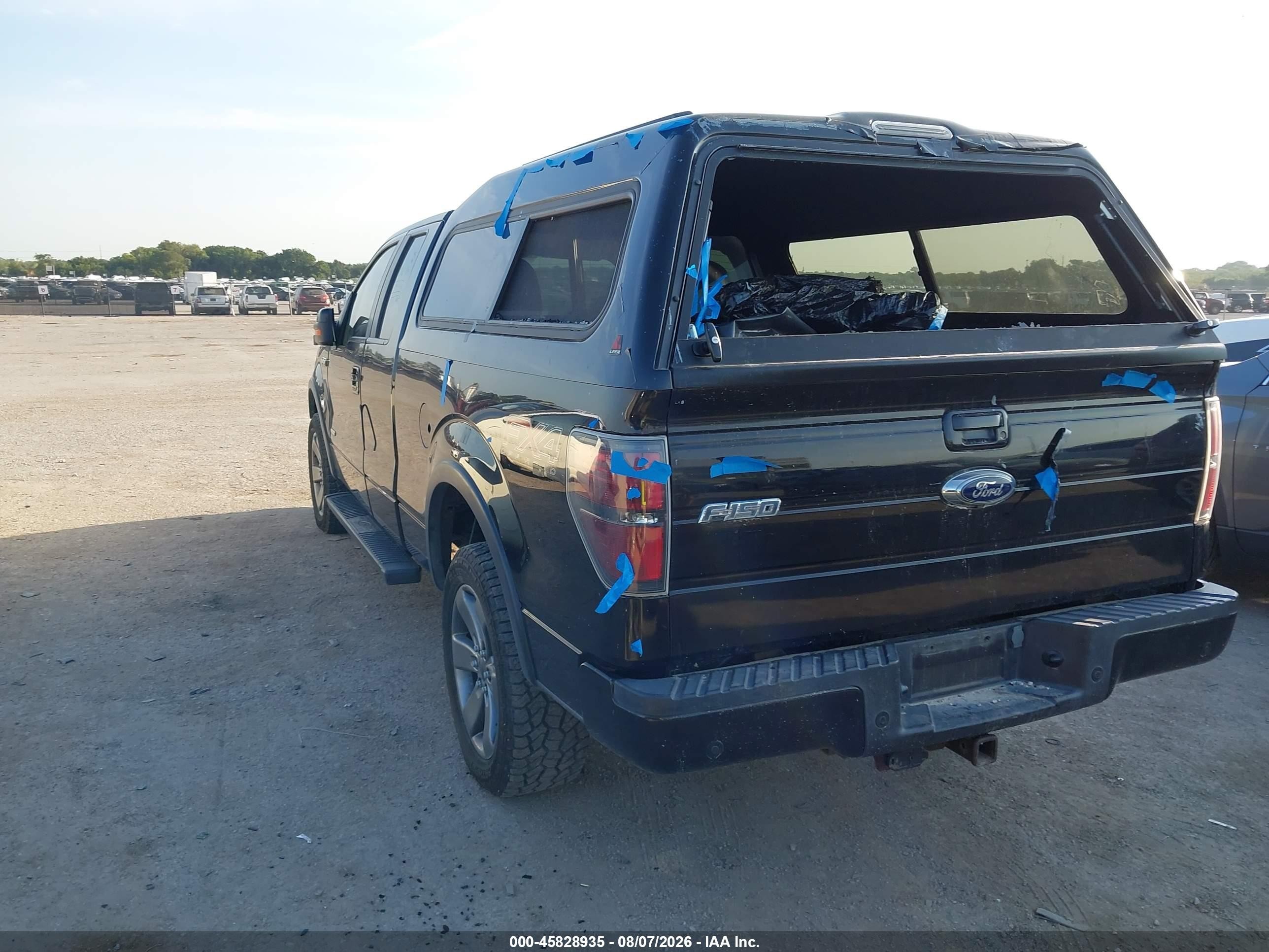 2013 Ford F-150 Fx4 Black vin: 1FTFX1ET4DKF92852