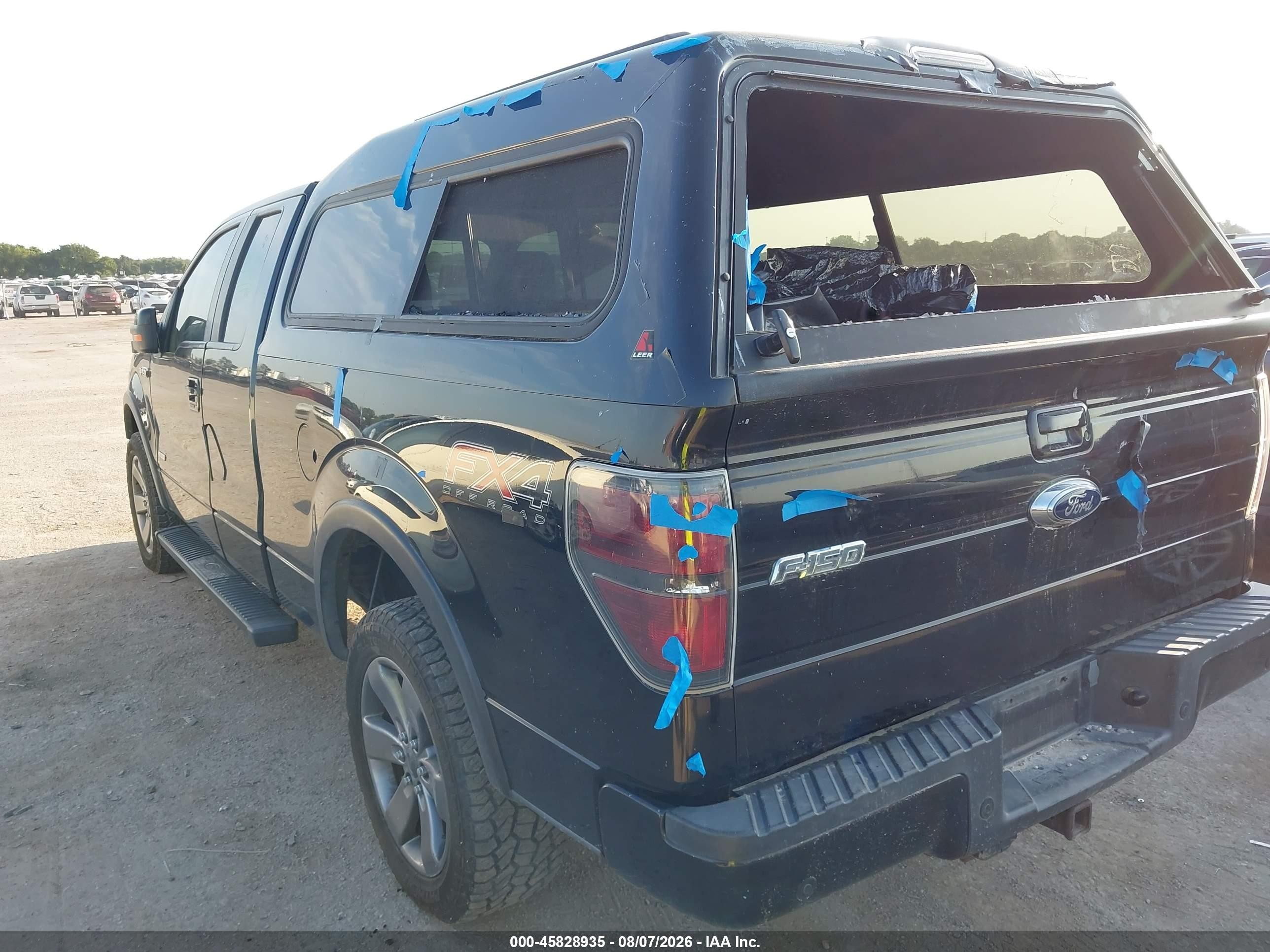 2013 Ford F-150 Fx4 Black vin: 1FTFX1ET4DKF92852