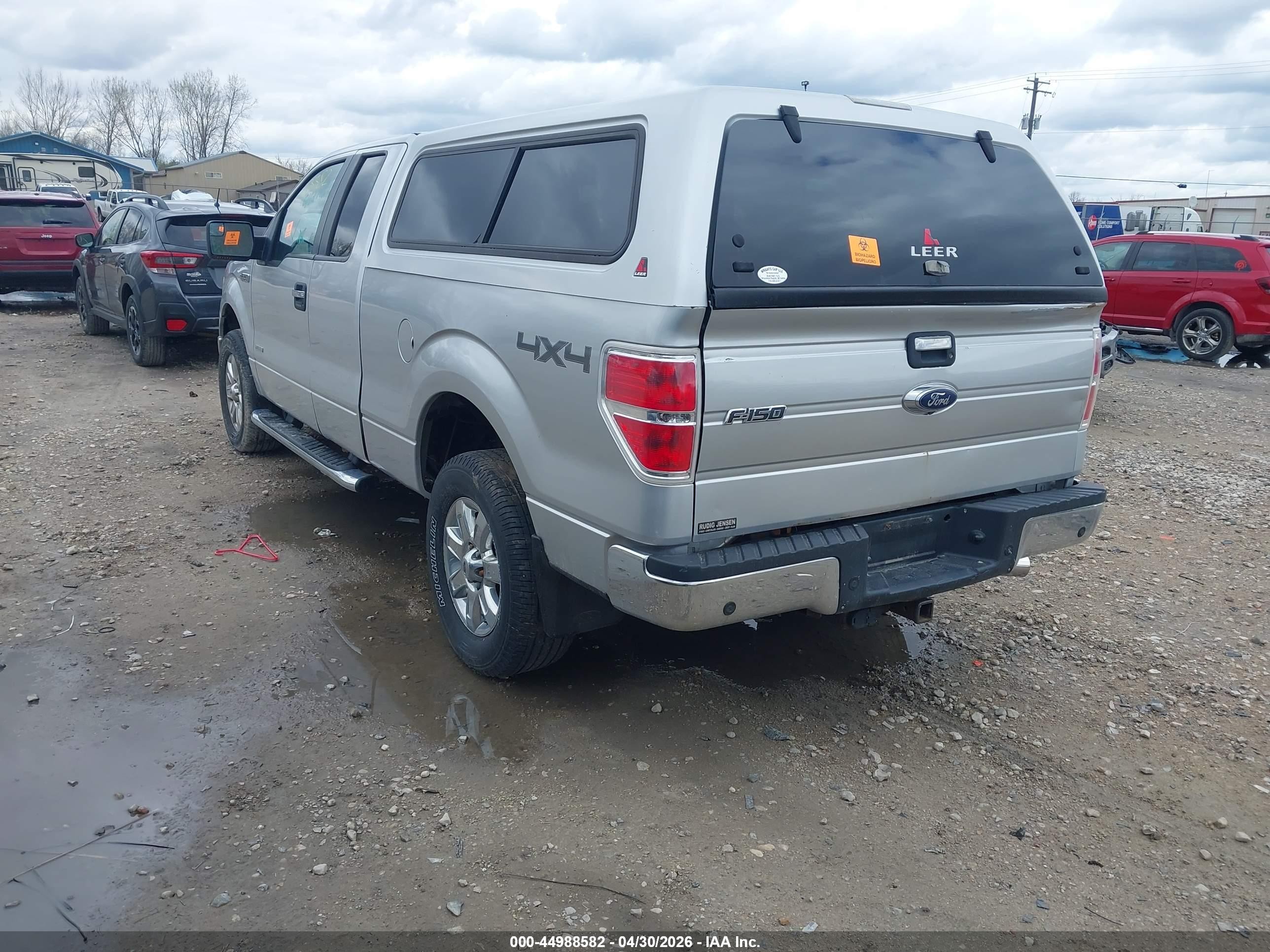 2013 Ford F-150 Xlt Silver vin: 1FTFX1ET4DKG42715