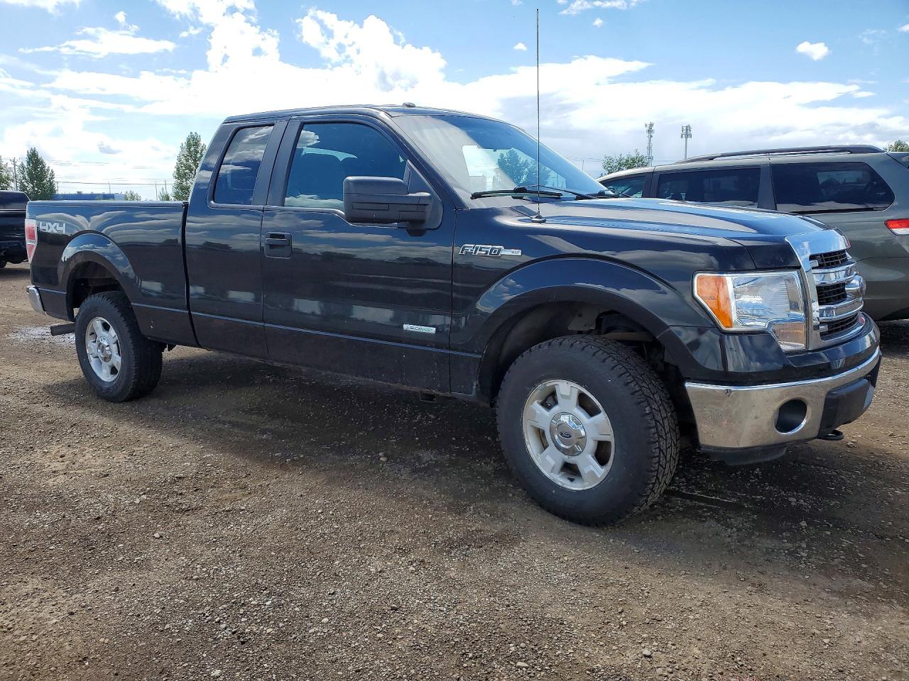 2014 Ford F150 Super Cab Black vin: 1FTFX1ET4EFC10183