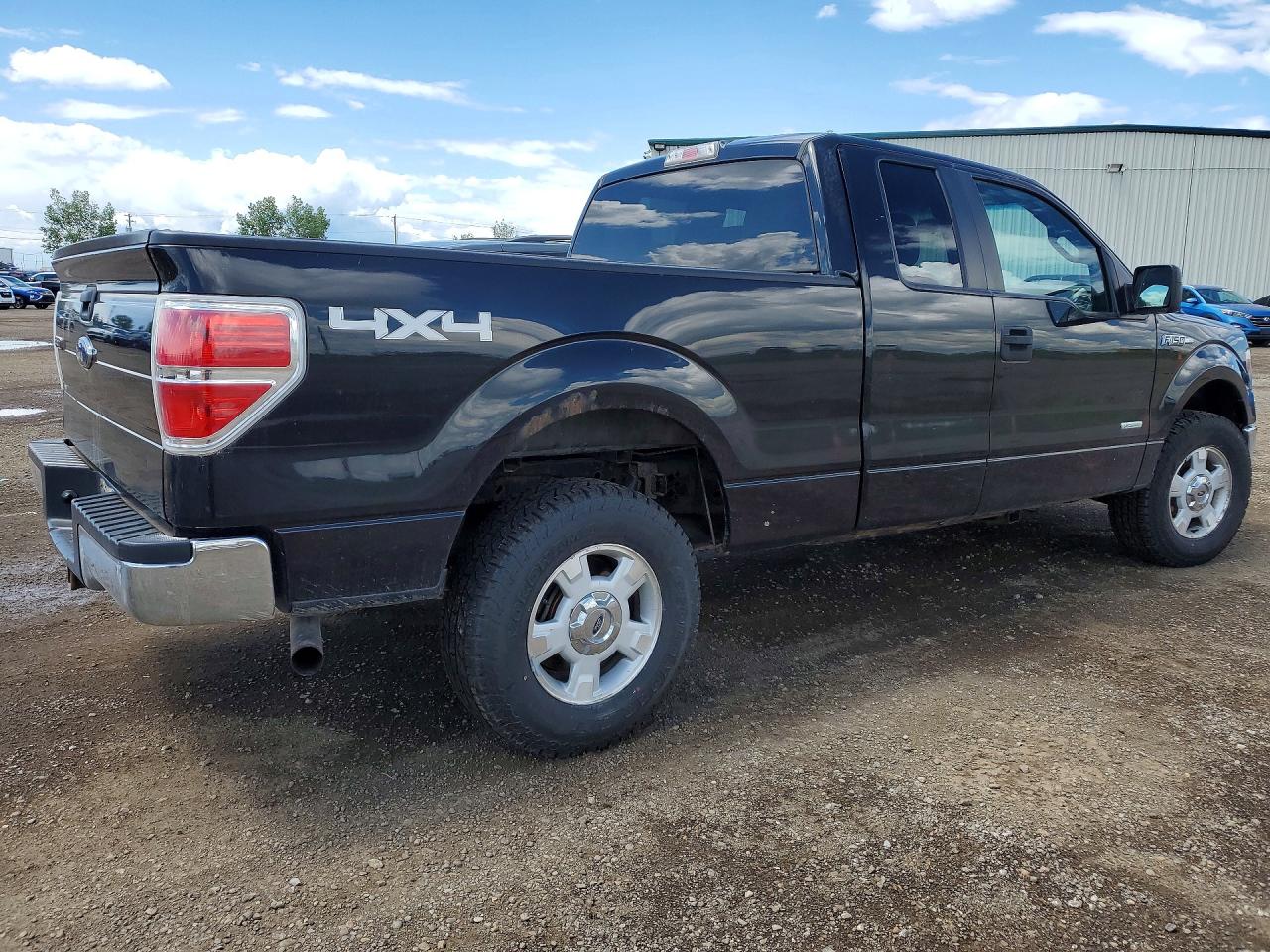 2014 Ford F150 Super Cab Black vin: 1FTFX1ET4EFC10183