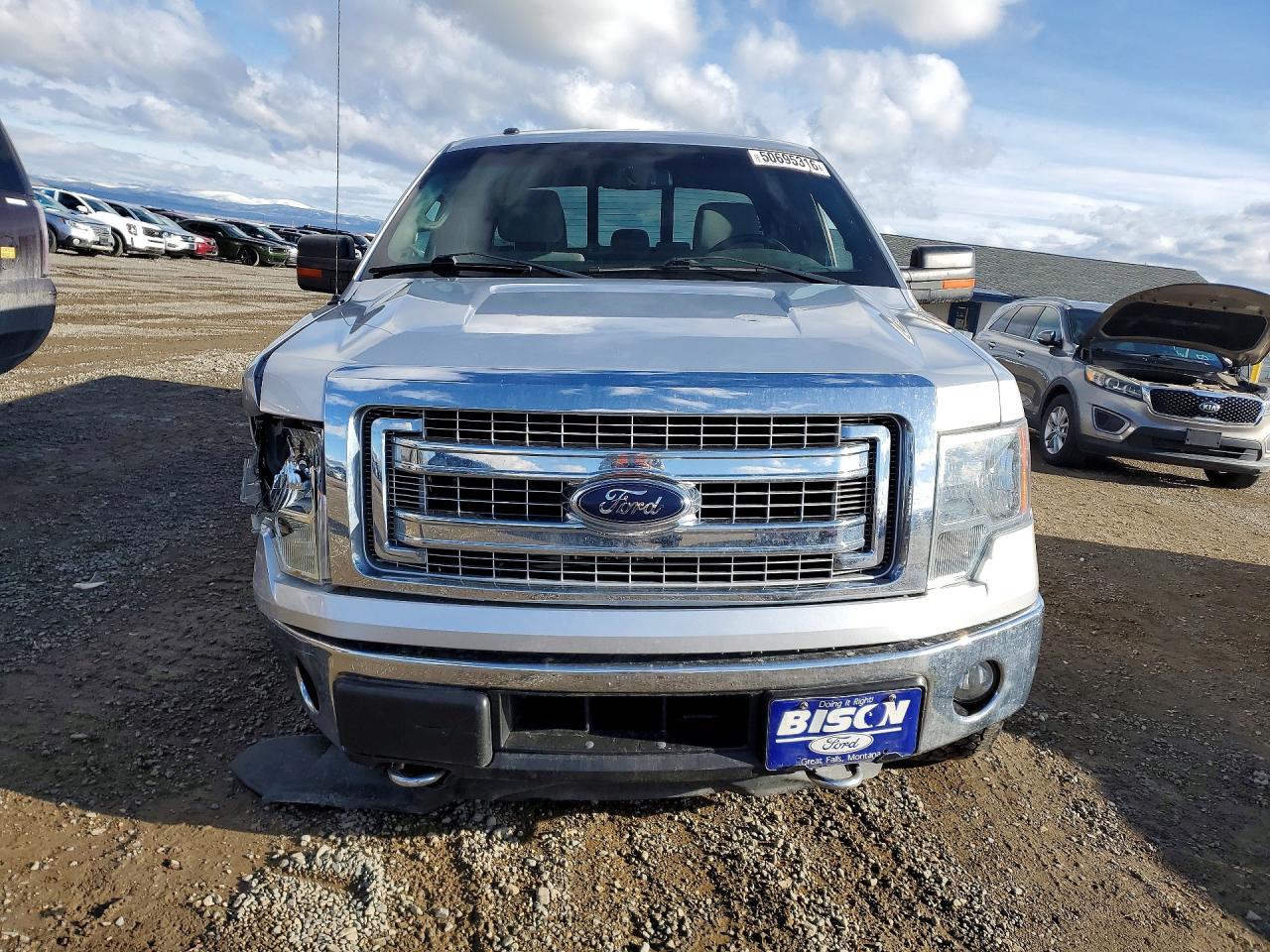 2014 Ford F150 Super Cab Silver vin: 1FTFX1ET4EFC51655