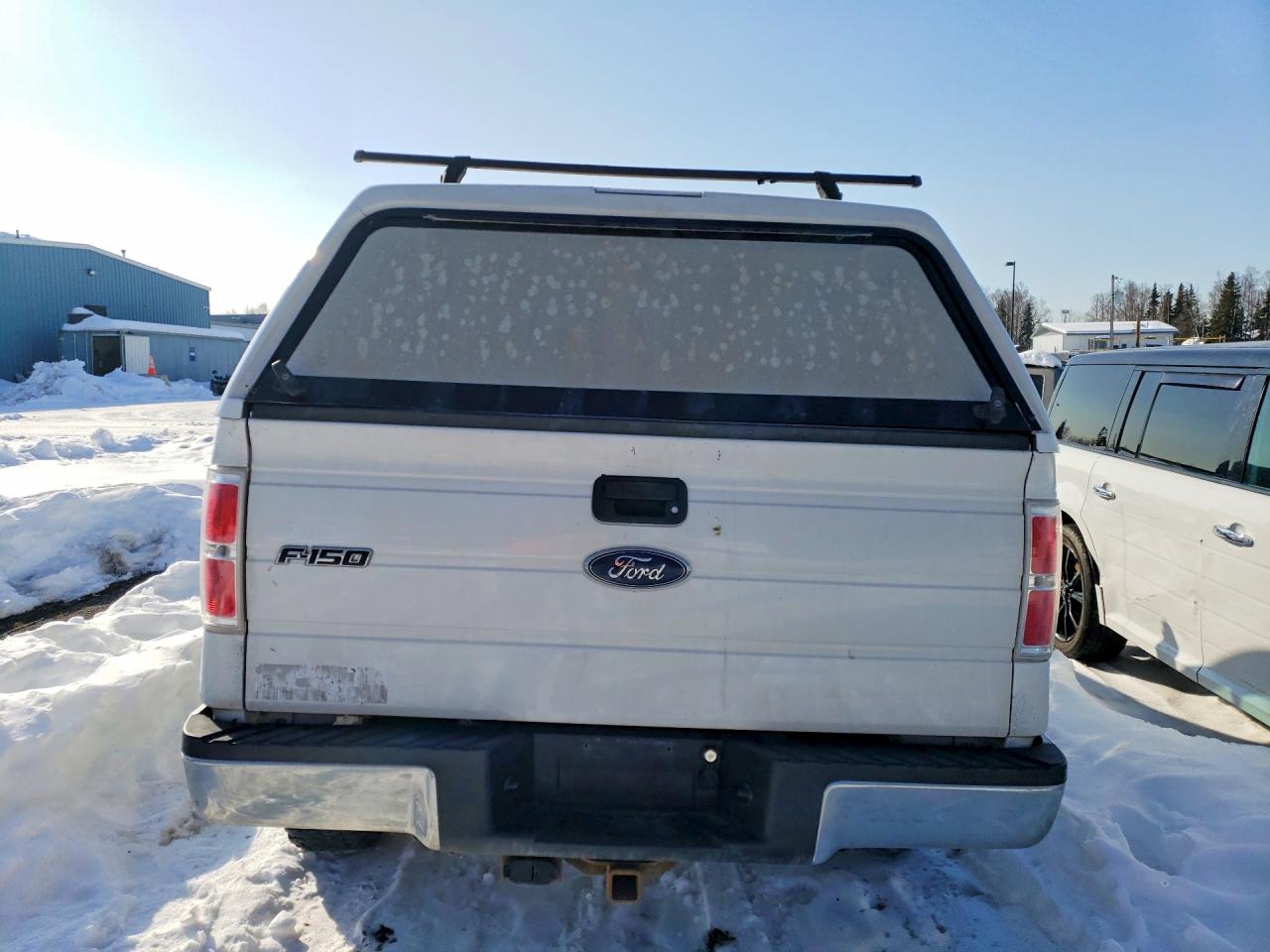 2013 Ford F150 Super Cab White vin: 1FTFX1ET5DFB83736