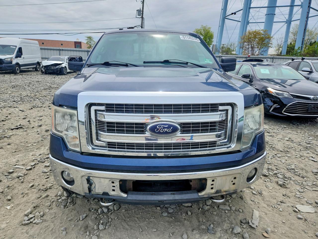 2013 Ford F150 Super Cab Синий vin: 1FTFX1ET5DFD01607