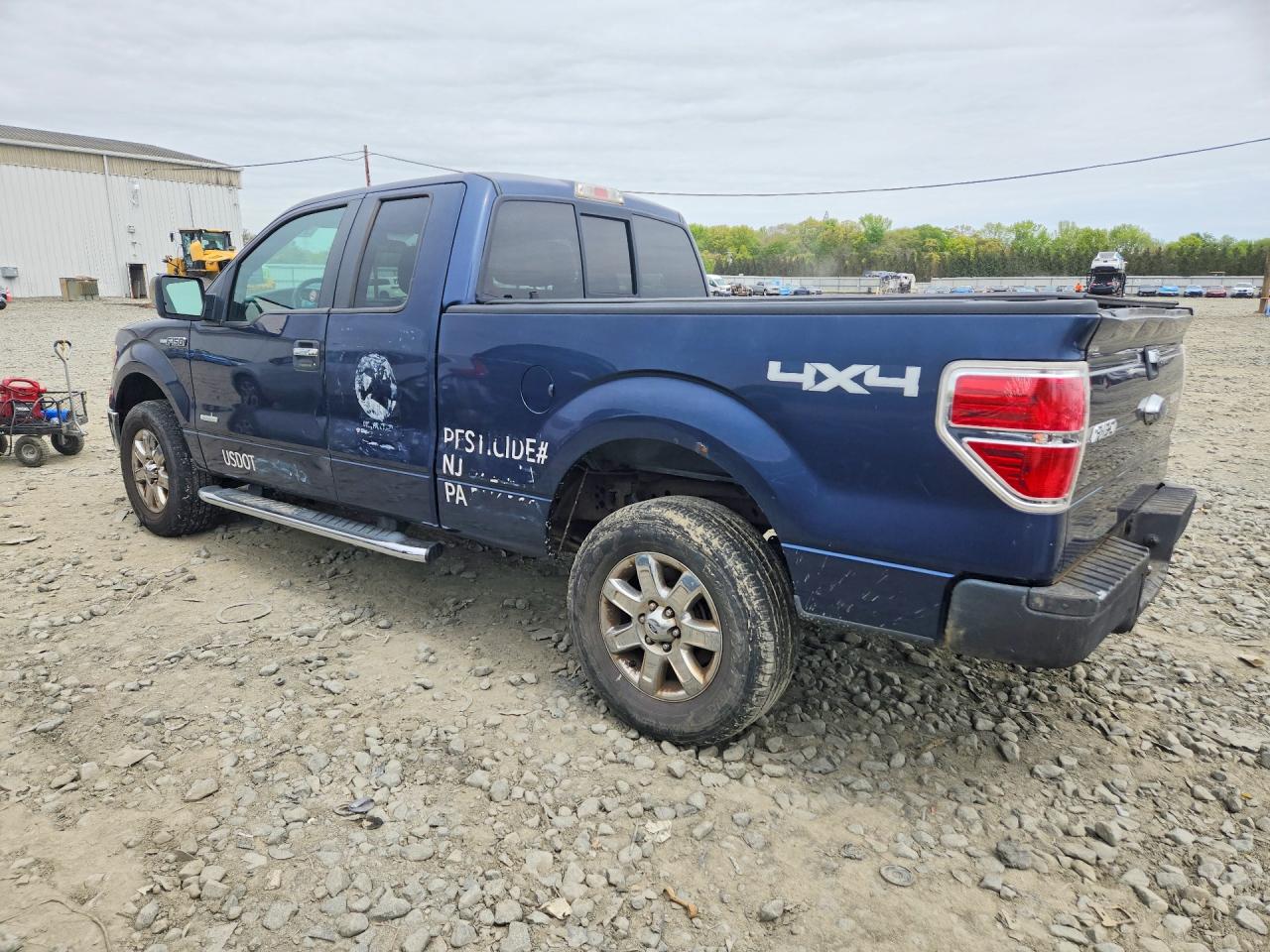 2013 Ford F150 Super Cab Синий vin: 1FTFX1ET5DFD01607