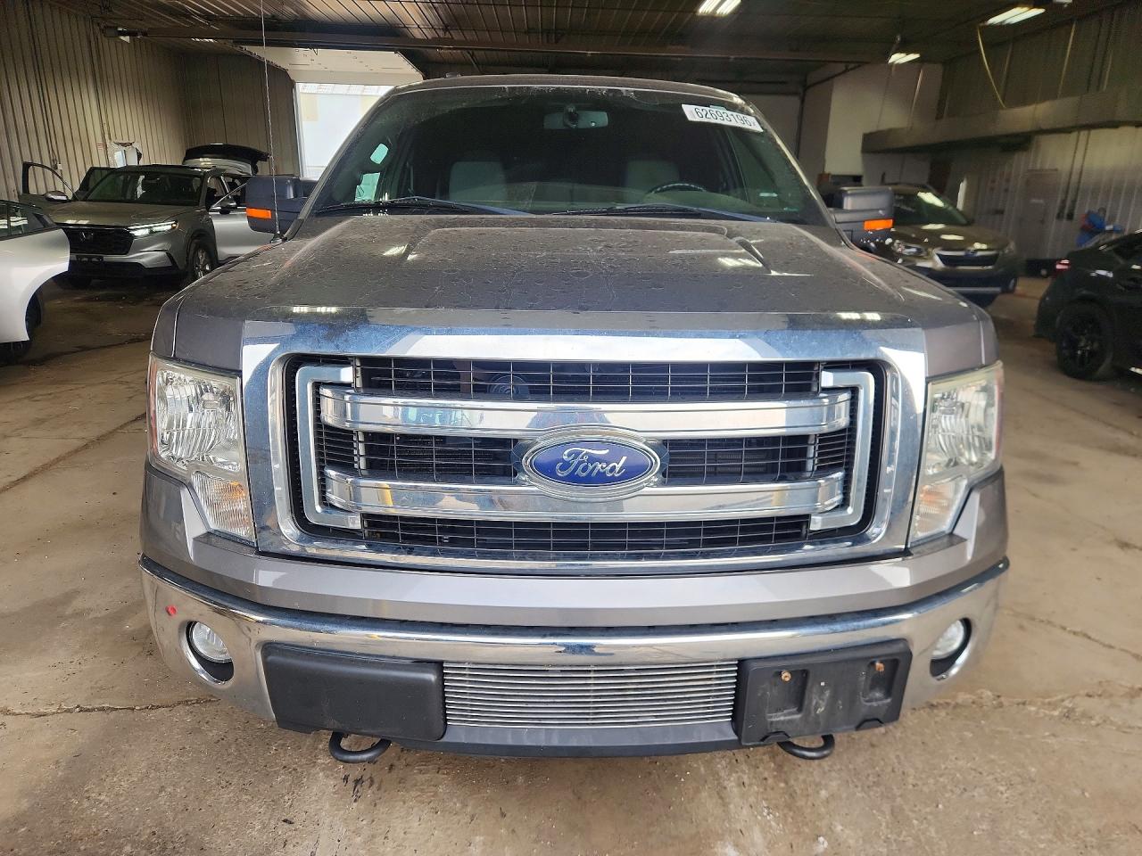2013 Ford F150 Super Cab Silver vin: 1FTFX1ET5DFD53822