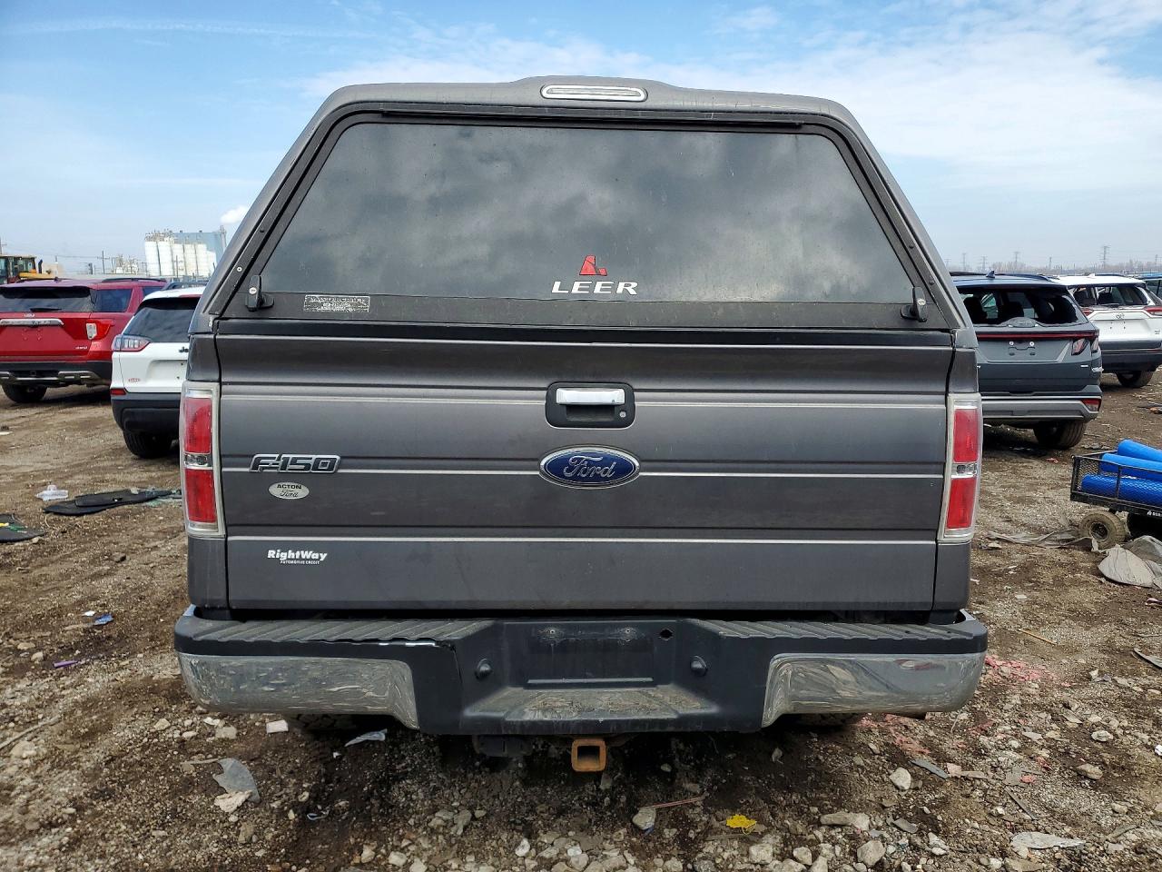 2013 Ford F150 Super Cab Gray vin: 1FTFX1ET5DFD73181