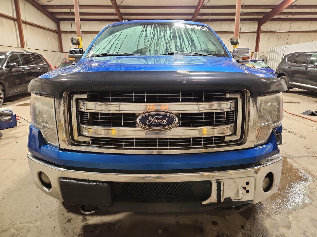 2013 Ford F150 Super Cab Blue vin: 1FTFX1ET5DKG16012