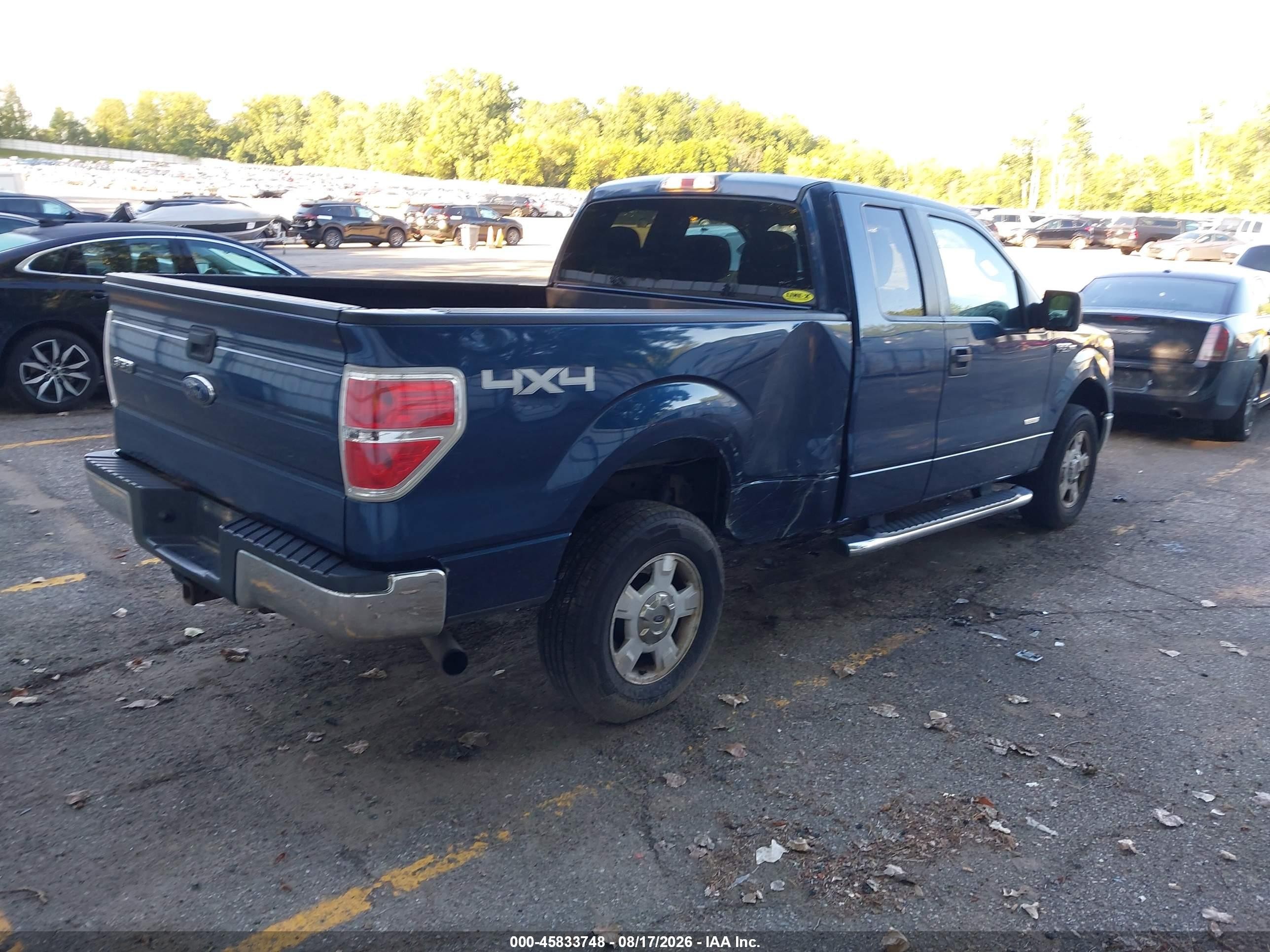 2014 Ford F-150 Xlt Blue vin: 1FTFX1ET5EFB44615
