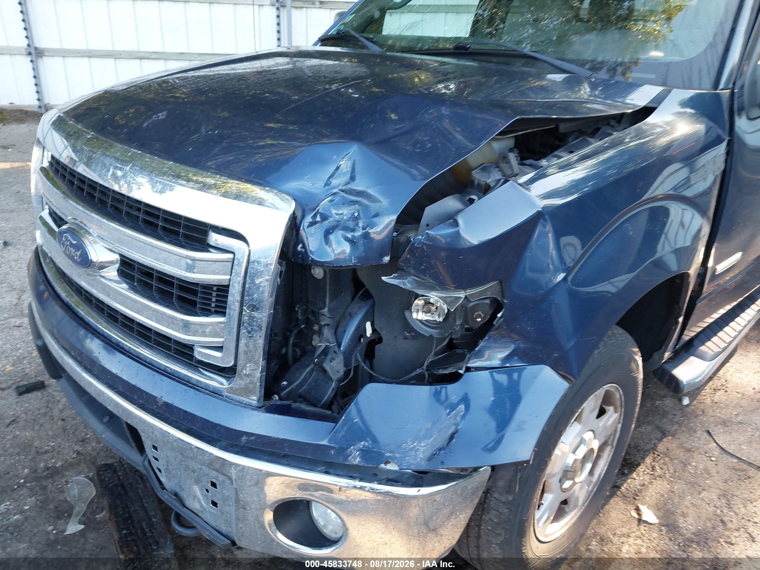 2014 Ford F-150 Xlt Blue vin: 1FTFX1ET5EFB44615