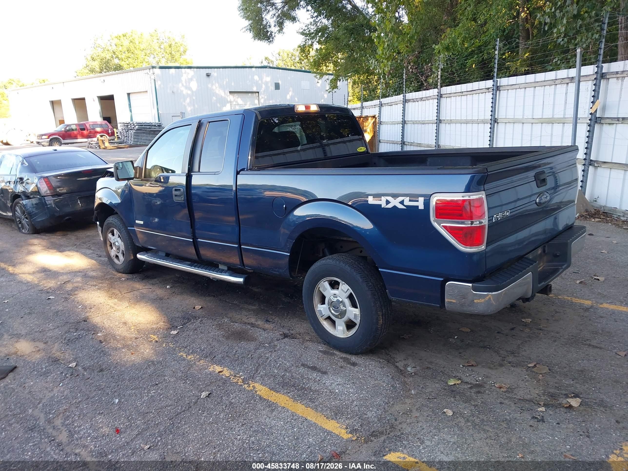2014 Ford F-150 Xlt Blue vin: 1FTFX1ET5EFB44615