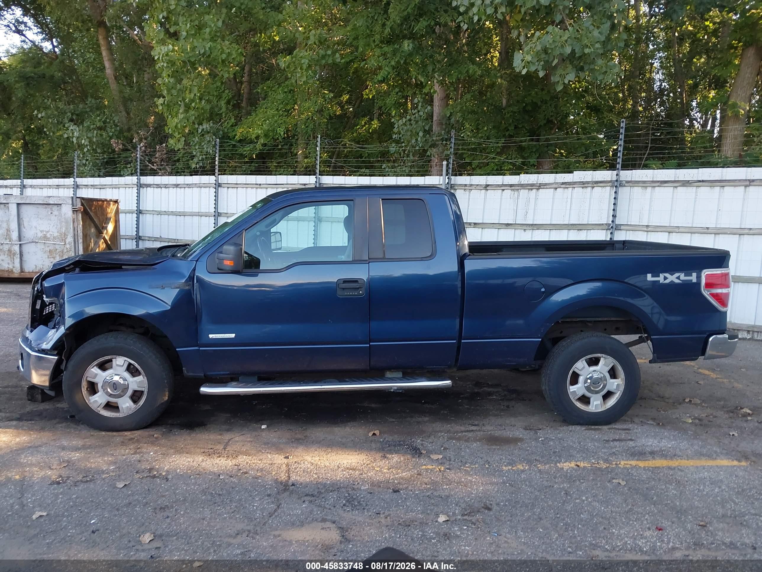 2014 Ford F-150 Xlt Blue vin: 1FTFX1ET5EFB44615