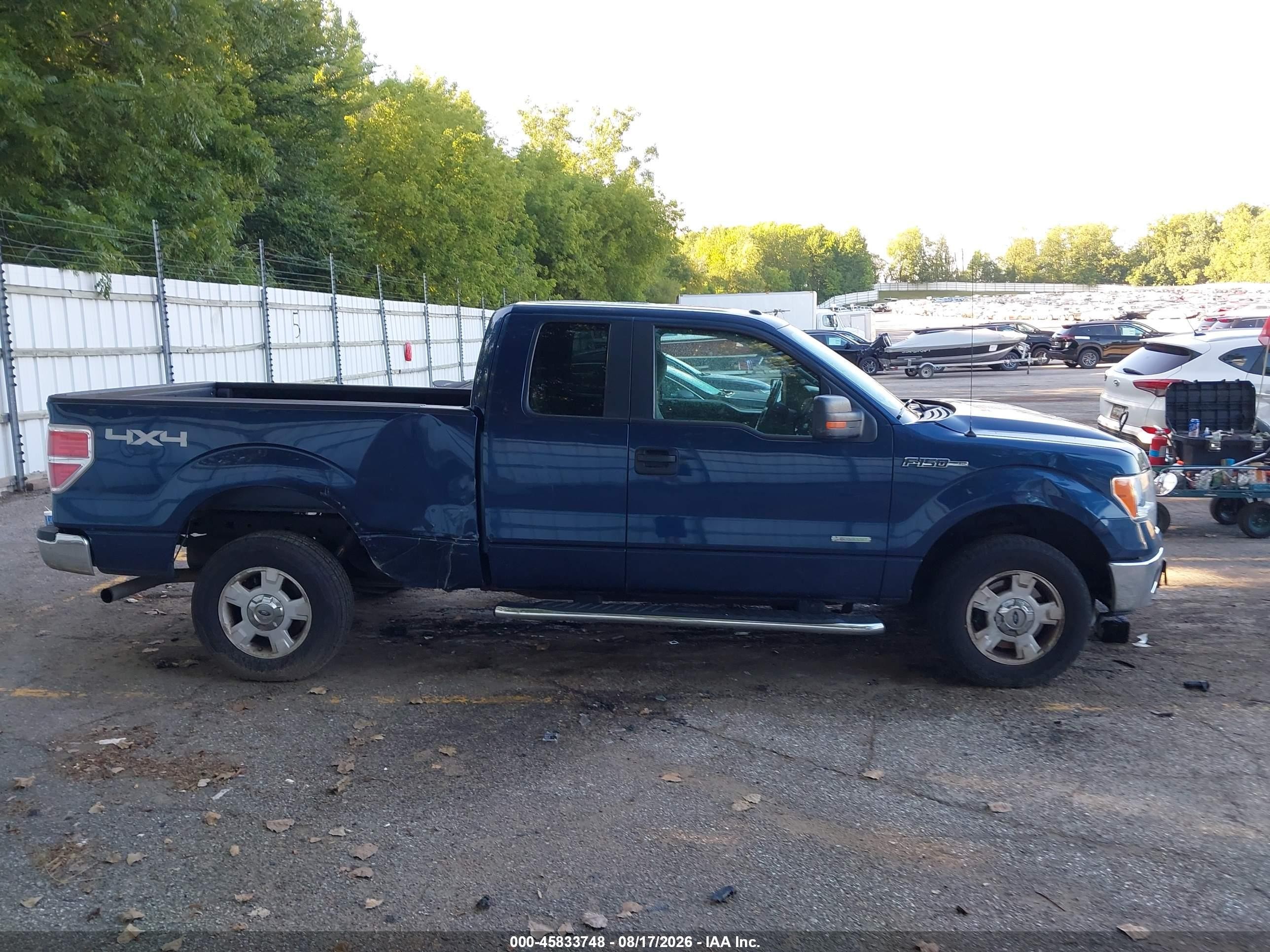 2014 Ford F-150 Xlt Blue vin: 1FTFX1ET5EFB44615