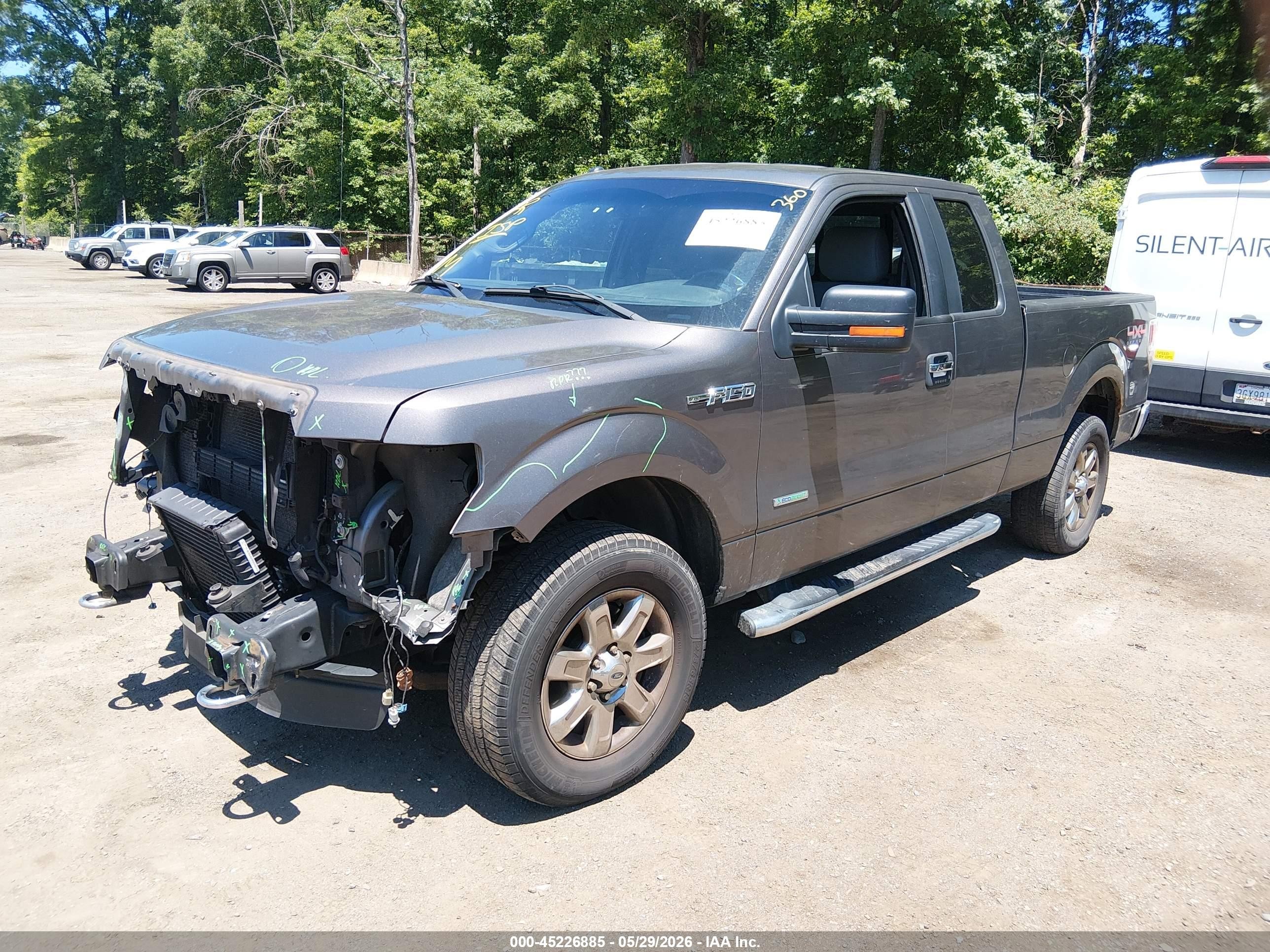 2014 Ford F-150 Xlt Серый vin: 1FTFX1ET5EFB49488
