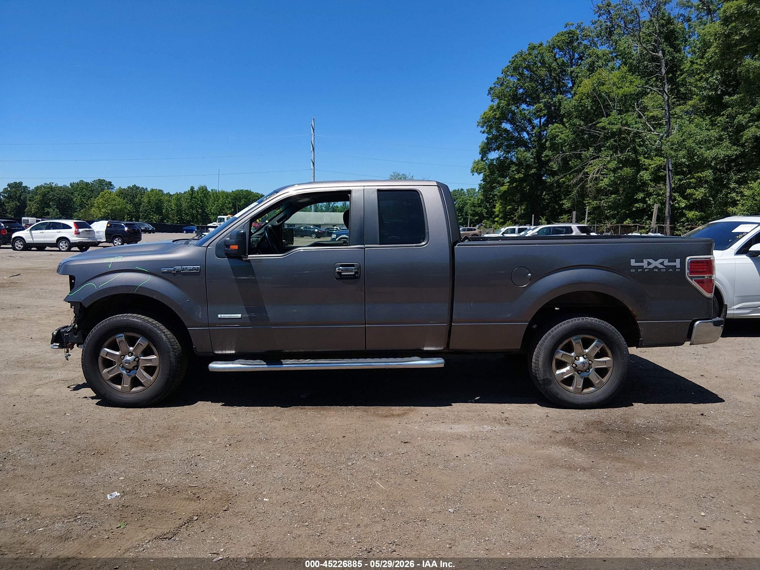 2014 Ford F-150 Xlt Серый vin: 1FTFX1ET5EFB49488