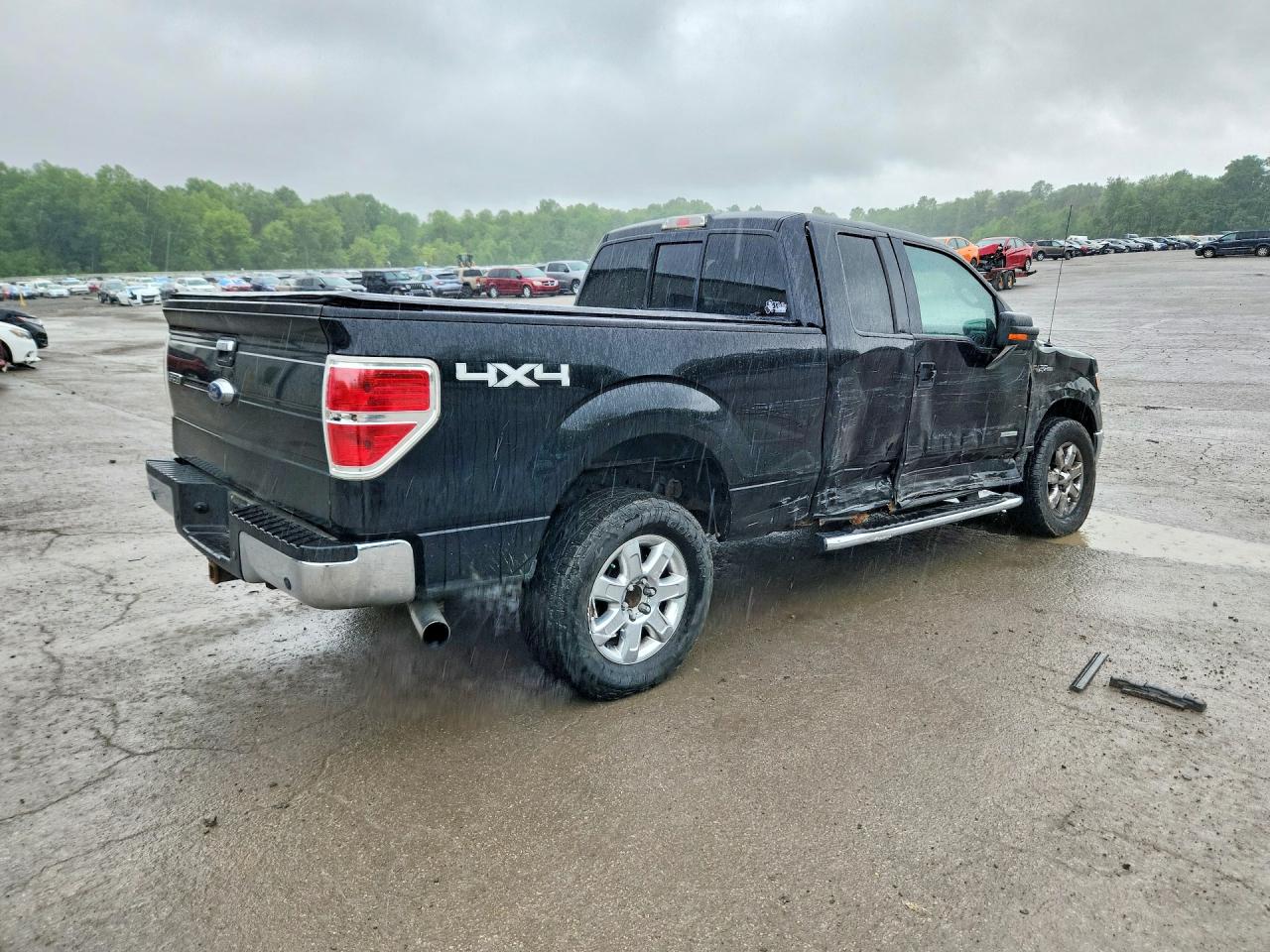 2014 Ford F150 Super Cab Черный vin: 1FTFX1ET5EFD06419