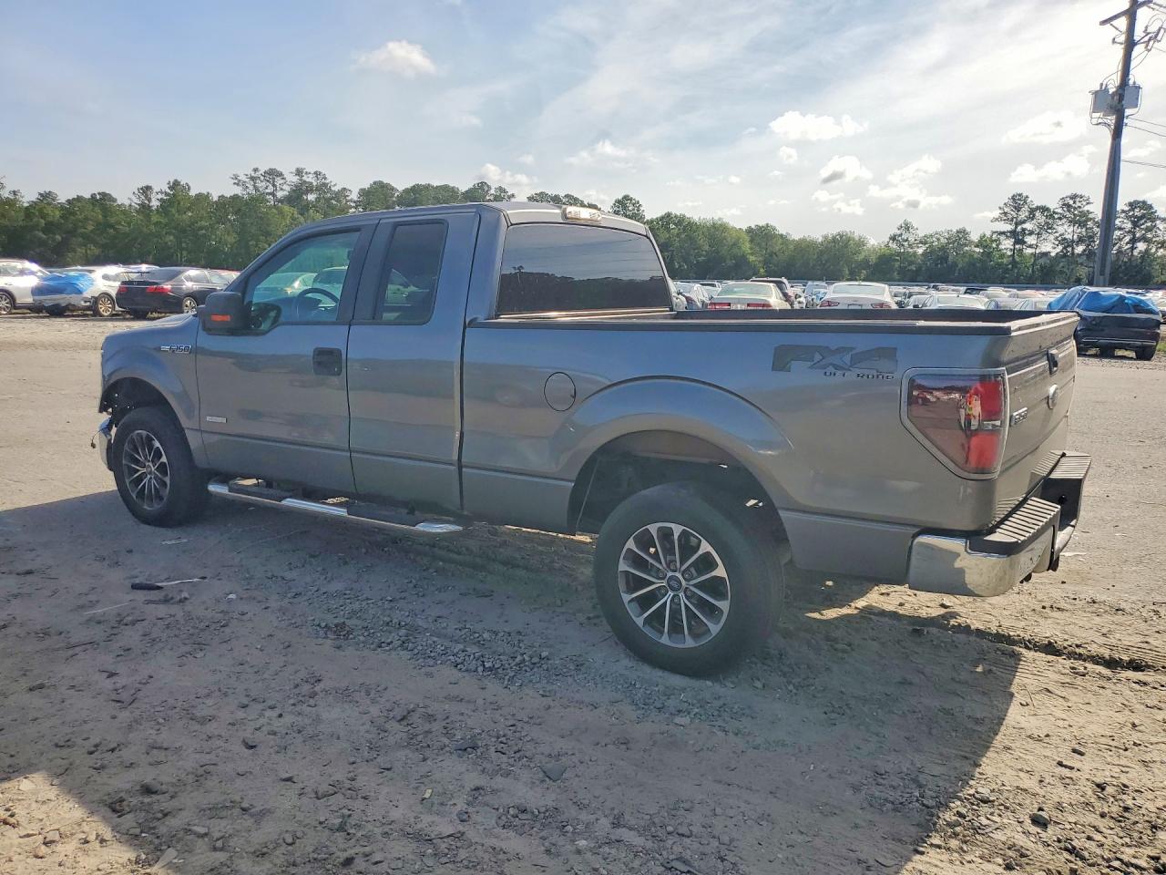 2011 Ford F150 Super Cab Gray vin: 1FTFX1ET6BFA82850