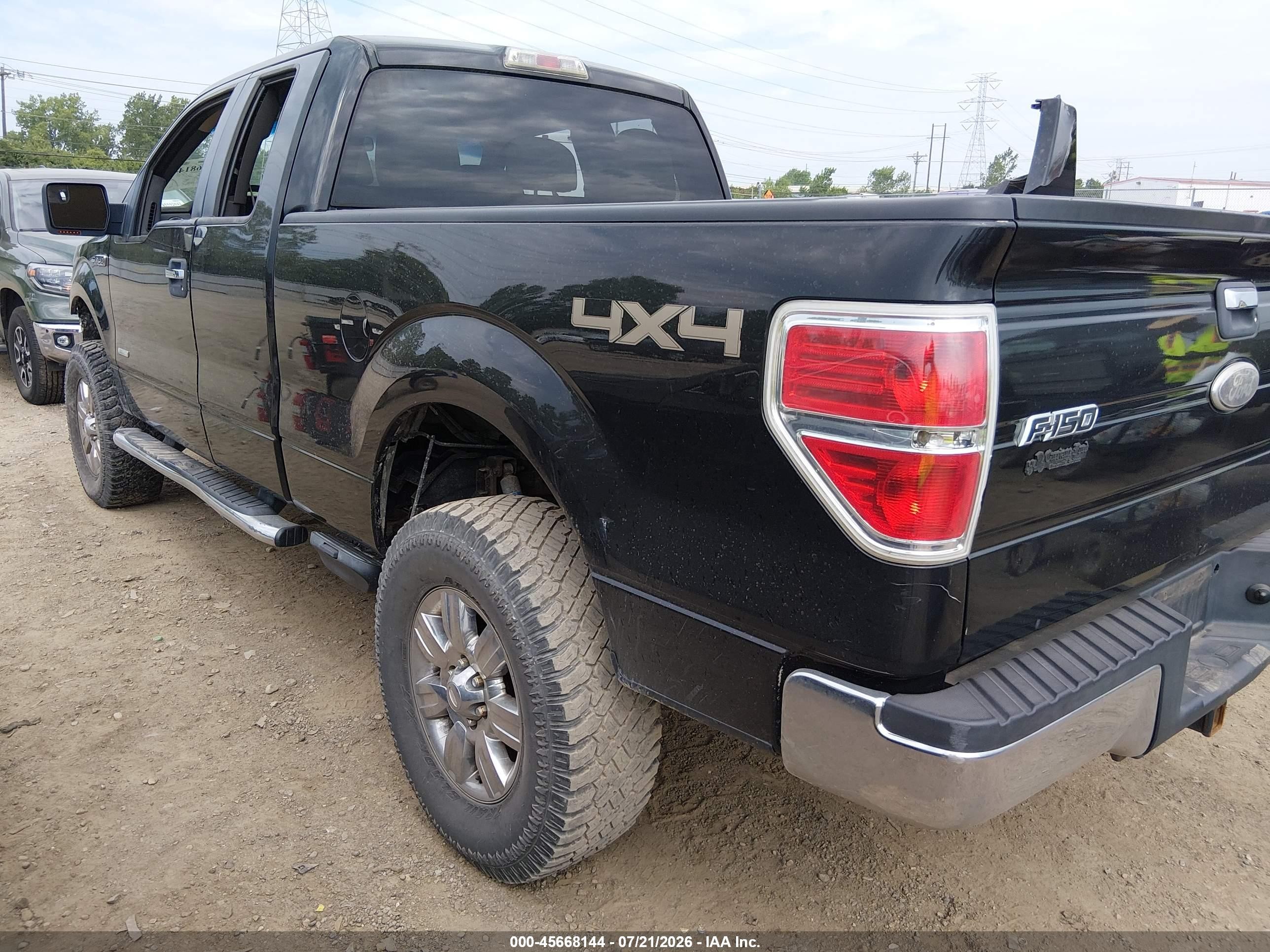 2011 Ford F-150 Xlt Black vin: 1FTFX1ET6BFB31142