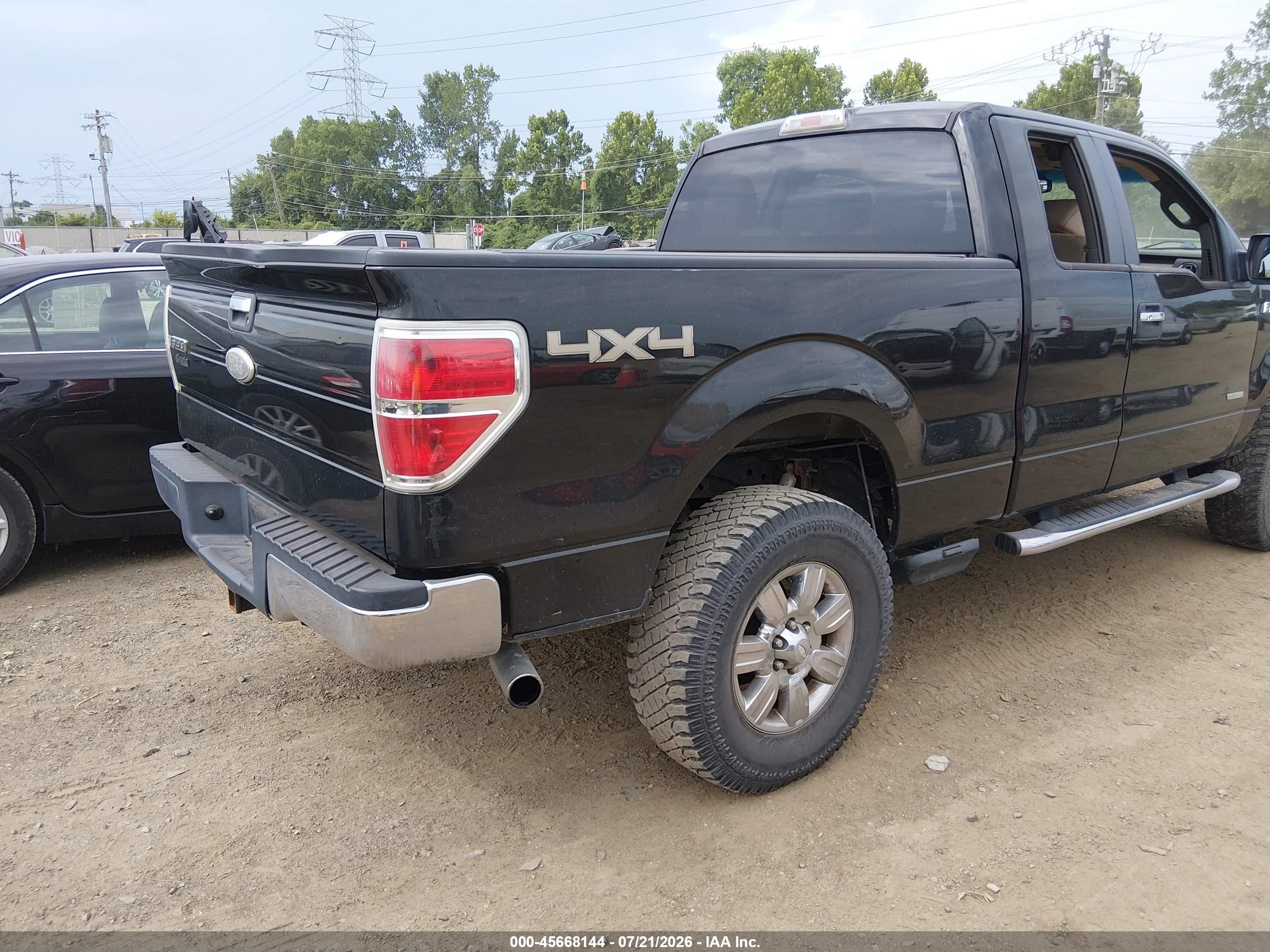 2011 Ford F-150 Xlt Black vin: 1FTFX1ET6BFB31142
