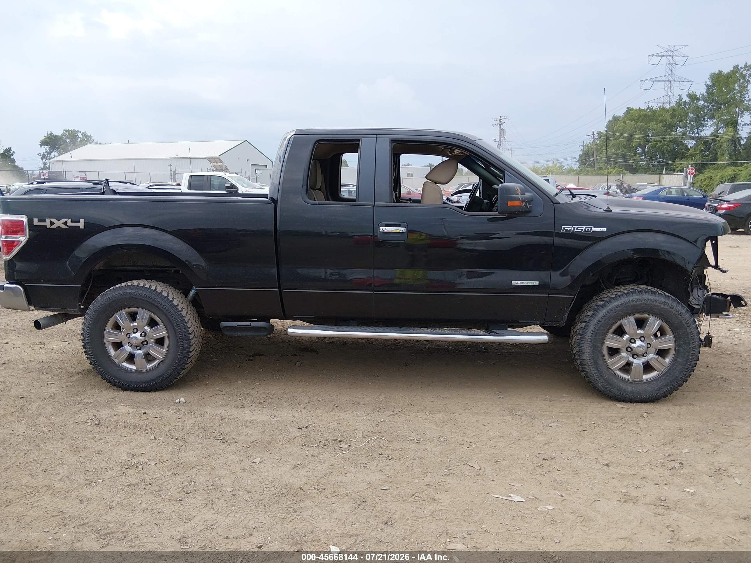 2011 Ford F-150 Xlt Black vin: 1FTFX1ET6BFB31142