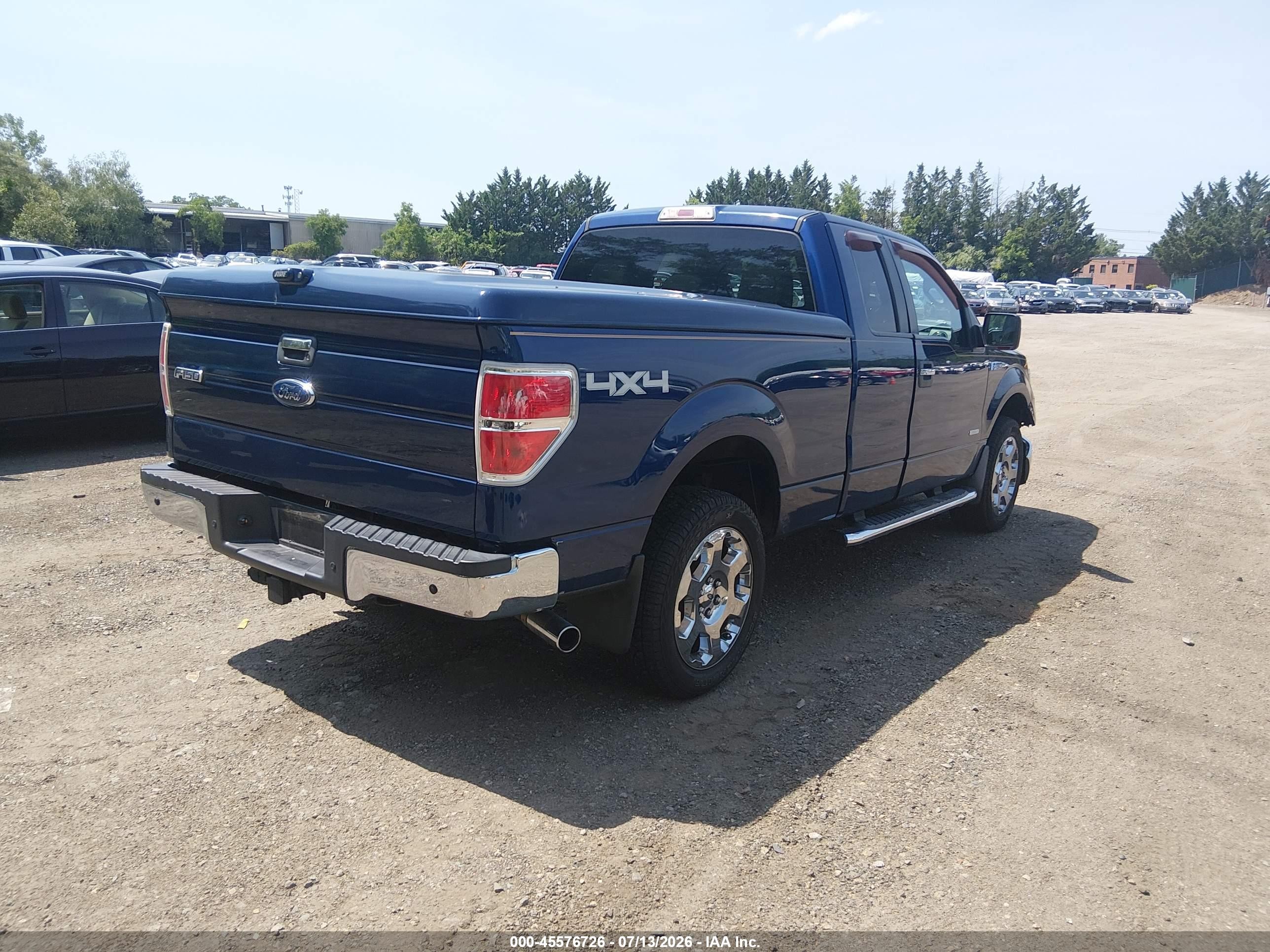 2011 Ford F-150 Xlt Blue vin: 1FTFX1ET6BFB79997
