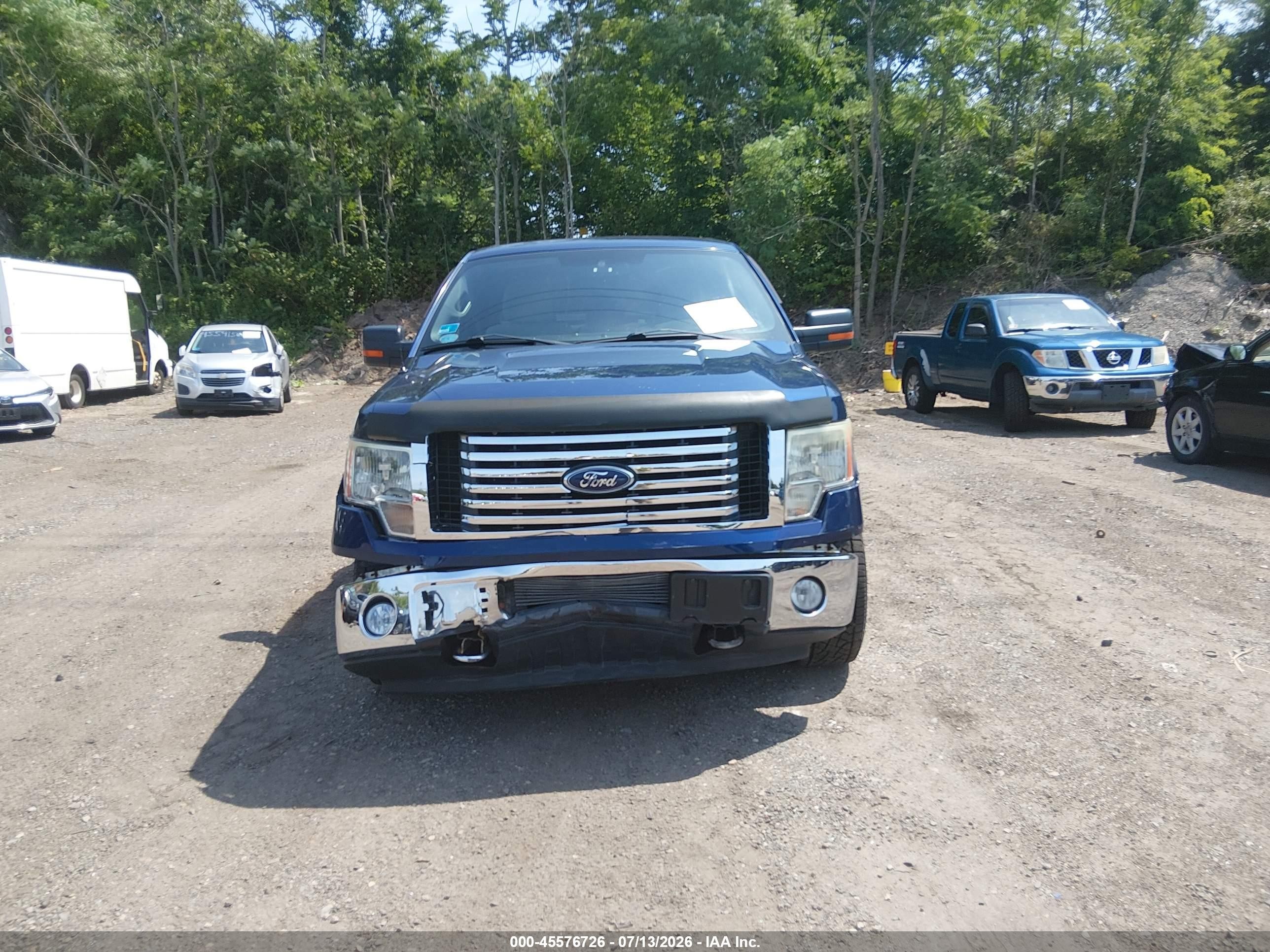 2011 Ford F-150 Xlt Blue vin: 1FTFX1ET6BFB79997