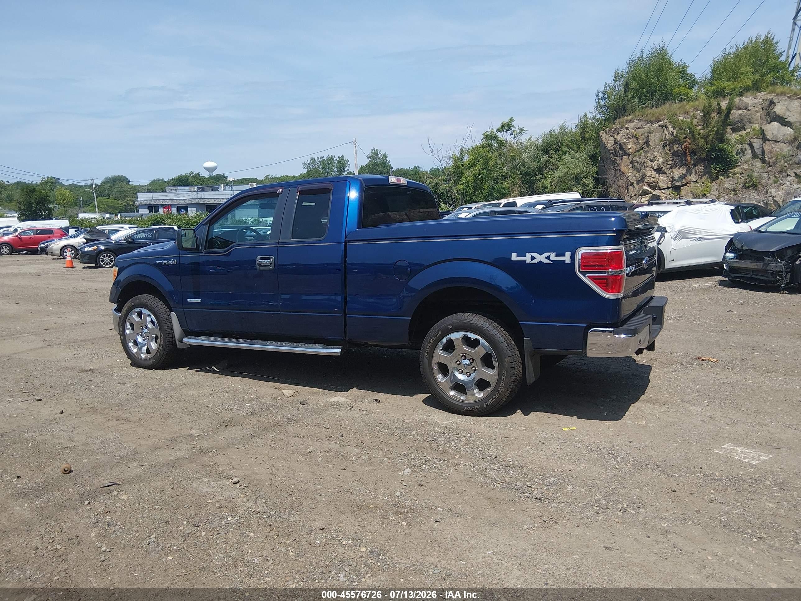 2011 Ford F-150 Xlt Blue vin: 1FTFX1ET6BFB79997
