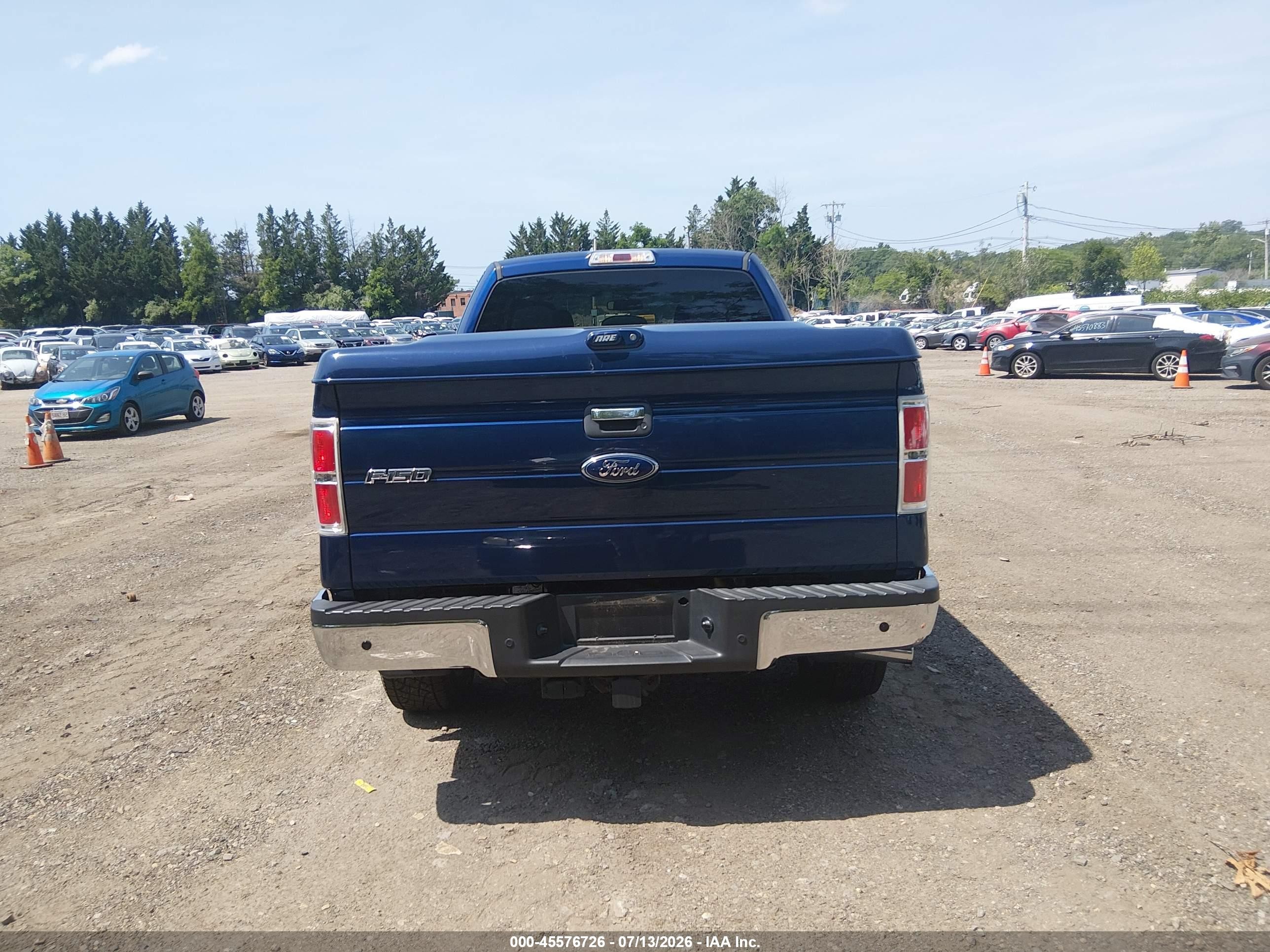 2011 Ford F-150 Xlt Blue vin: 1FTFX1ET6BFB79997