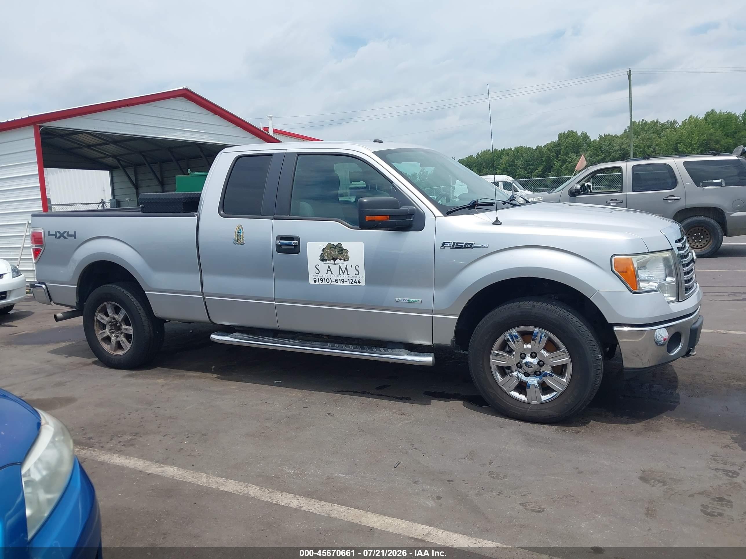 2011 Ford F-150 Xlt Серебряный vin: 1FTFX1ET6BFC26087
