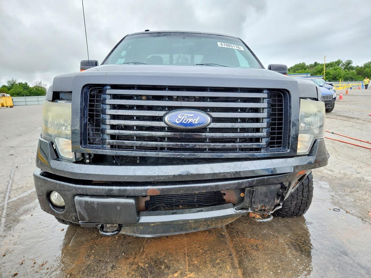 2012 Ford F150 Super Cab Черный vin: 1FTFX1ET6CFA74135
