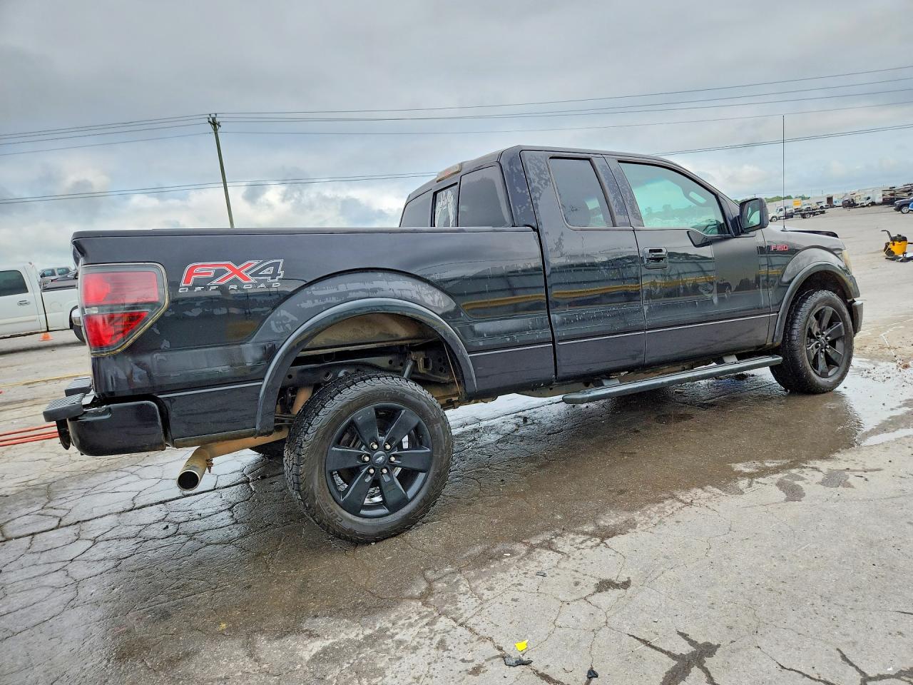 2012 Ford F150 Super Cab Черный vin: 1FTFX1ET6CFA74135