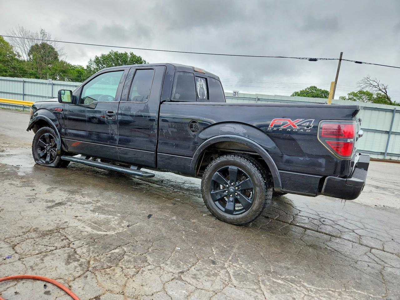 2012 Ford F150 Super Cab Черный vin: 1FTFX1ET6CFA74135