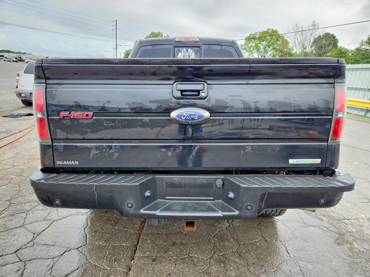 2012 Ford F150 Super Cab Черный vin: 1FTFX1ET6CFA74135