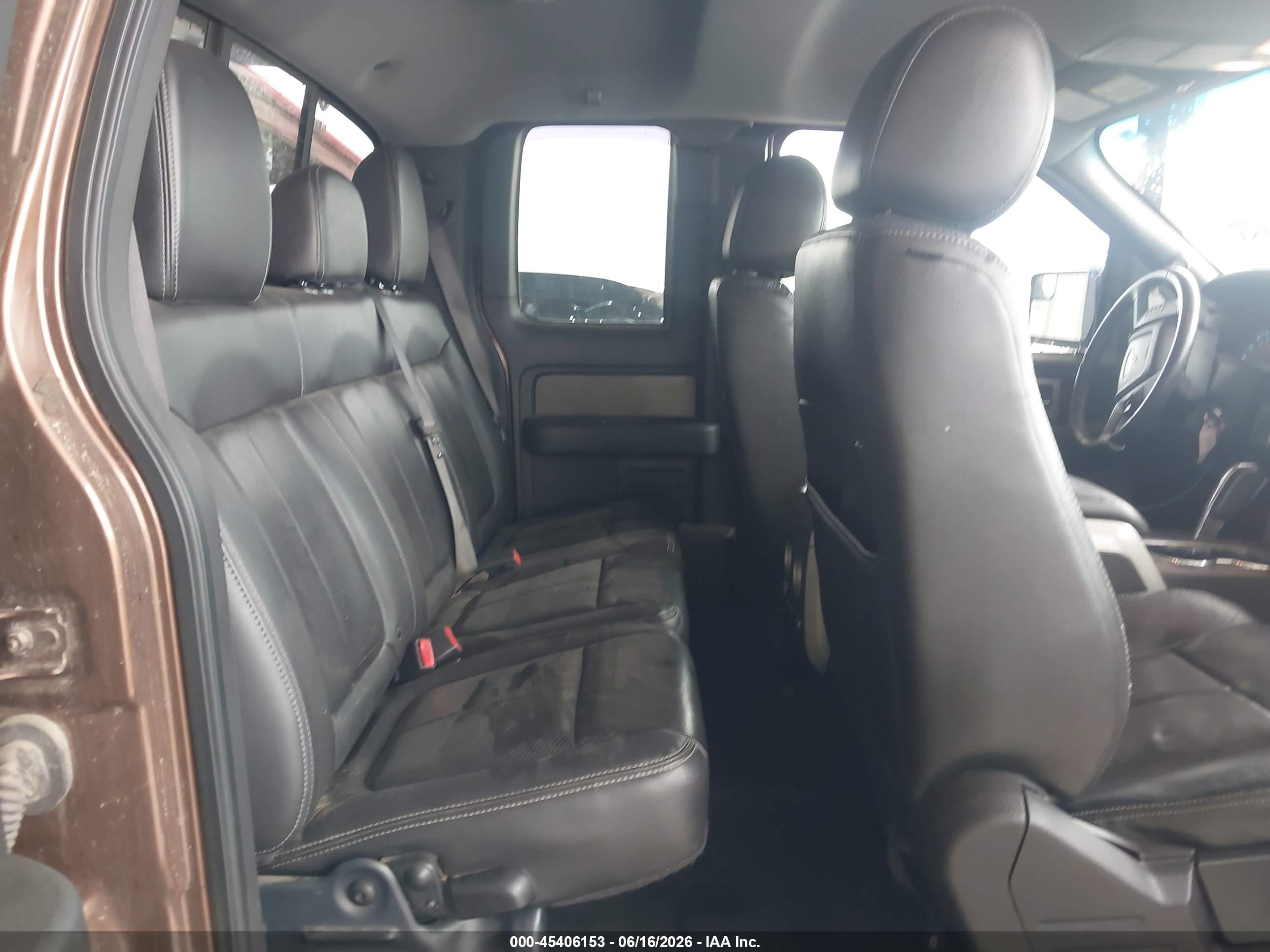 2012 Ford F-150 Lariat Brown vin: 1FTFX1ET6CFA98435