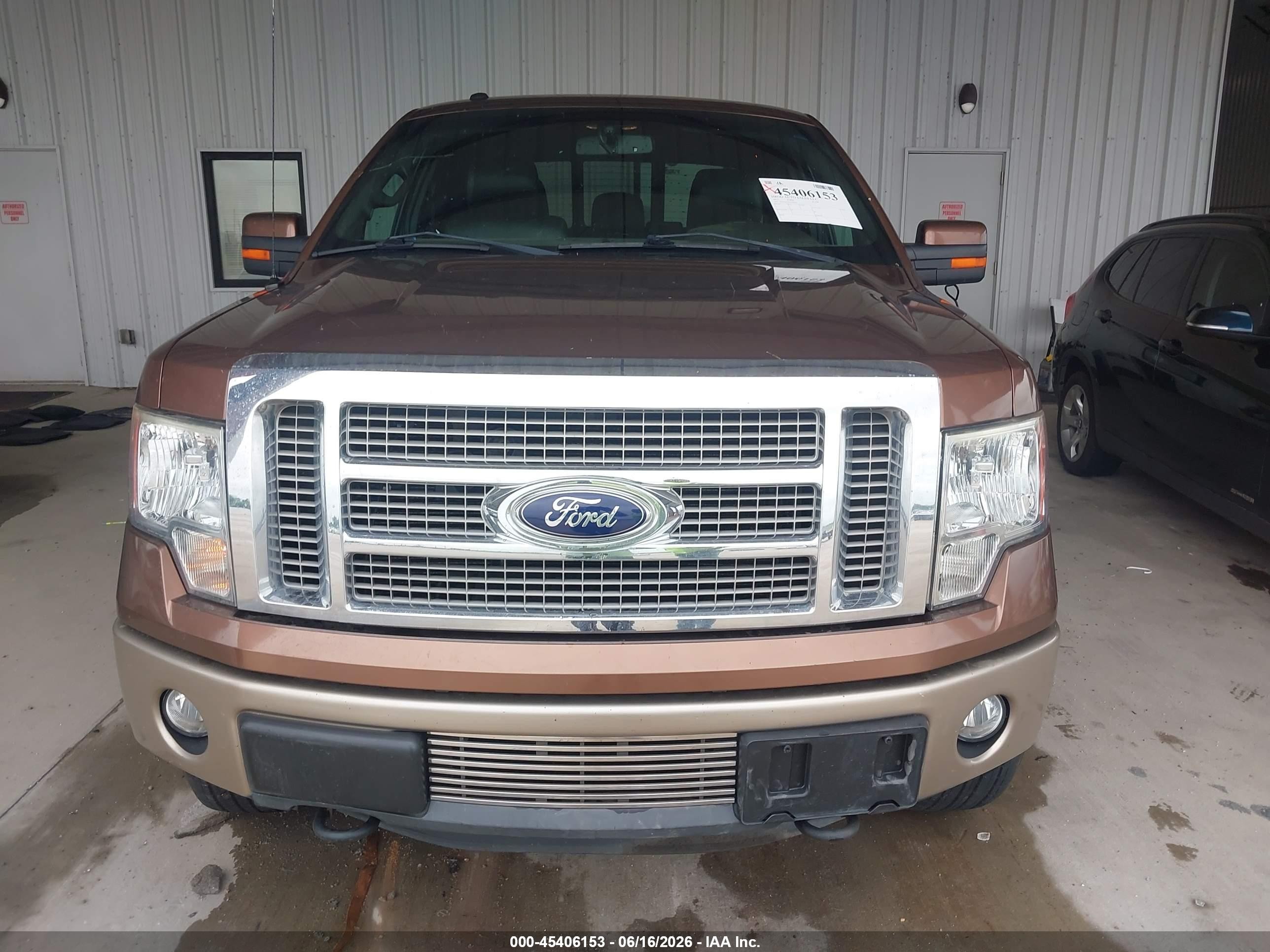 2012 Ford F-150 Lariat Brown vin: 1FTFX1ET6CFA98435