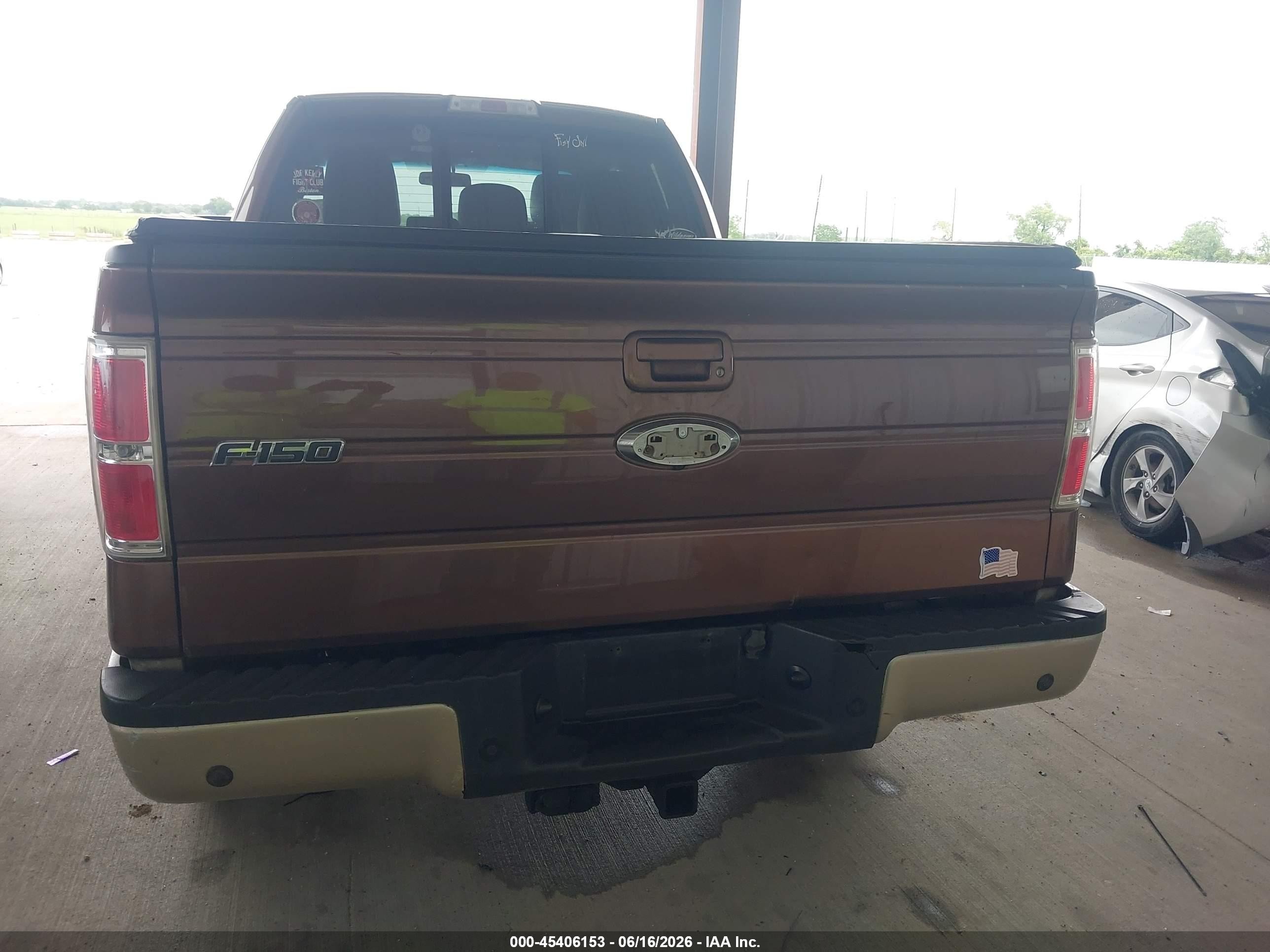 2012 Ford F-150 Lariat Brown vin: 1FTFX1ET6CFA98435
